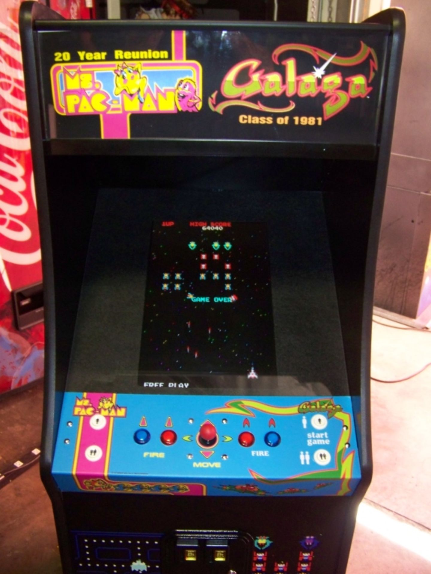 GALAGA MS. PACMAN COMBO BRAND NEW ARCADE GAME LCD Check pictures for details. NOTE: THIS IS A - Image 2 of 7