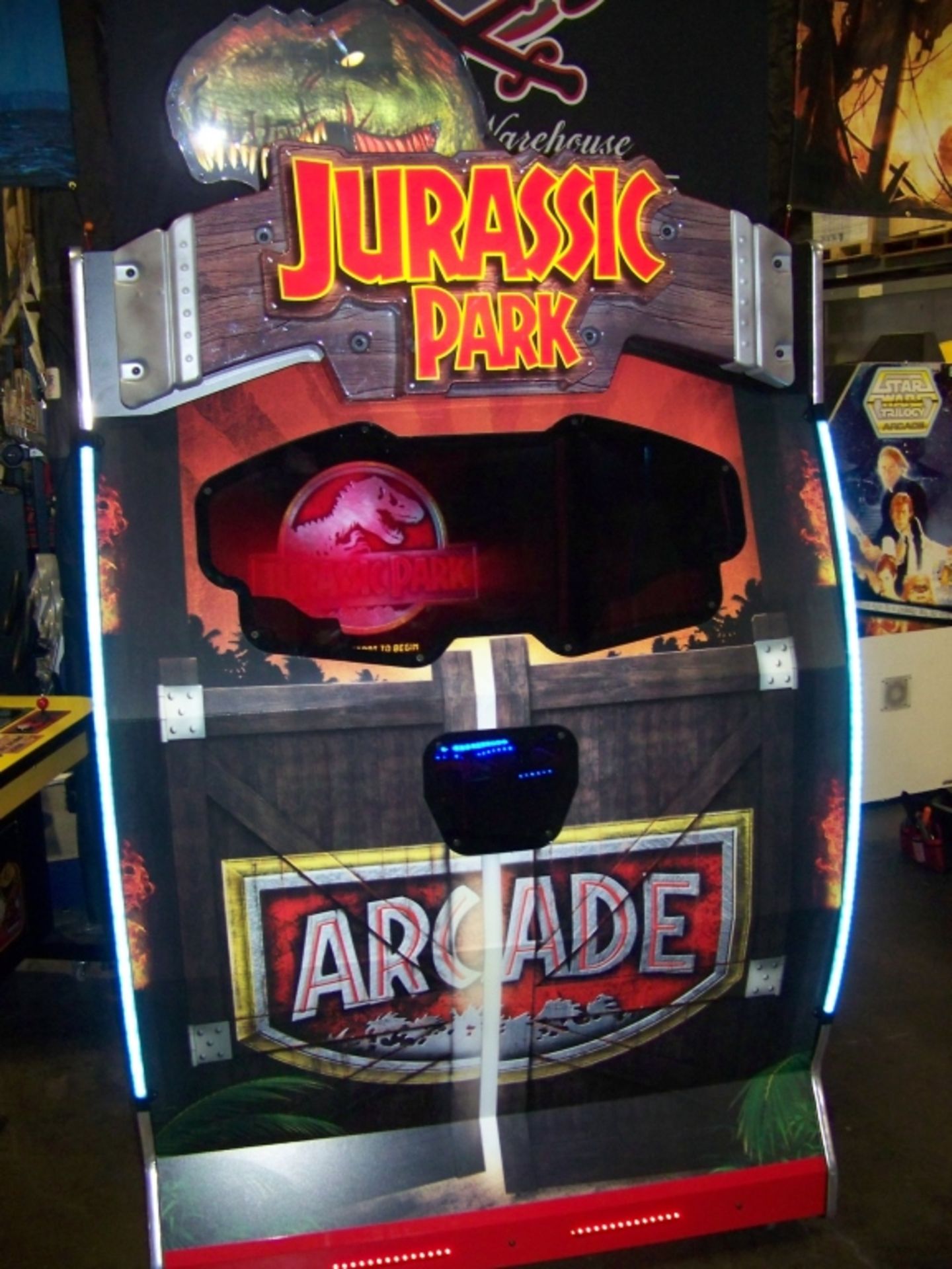 JURASSIC PARK DELUXE ARCADE GAME BRAND NEW!! Item is in used condition. Evidence of wear and - Image 6 of 8