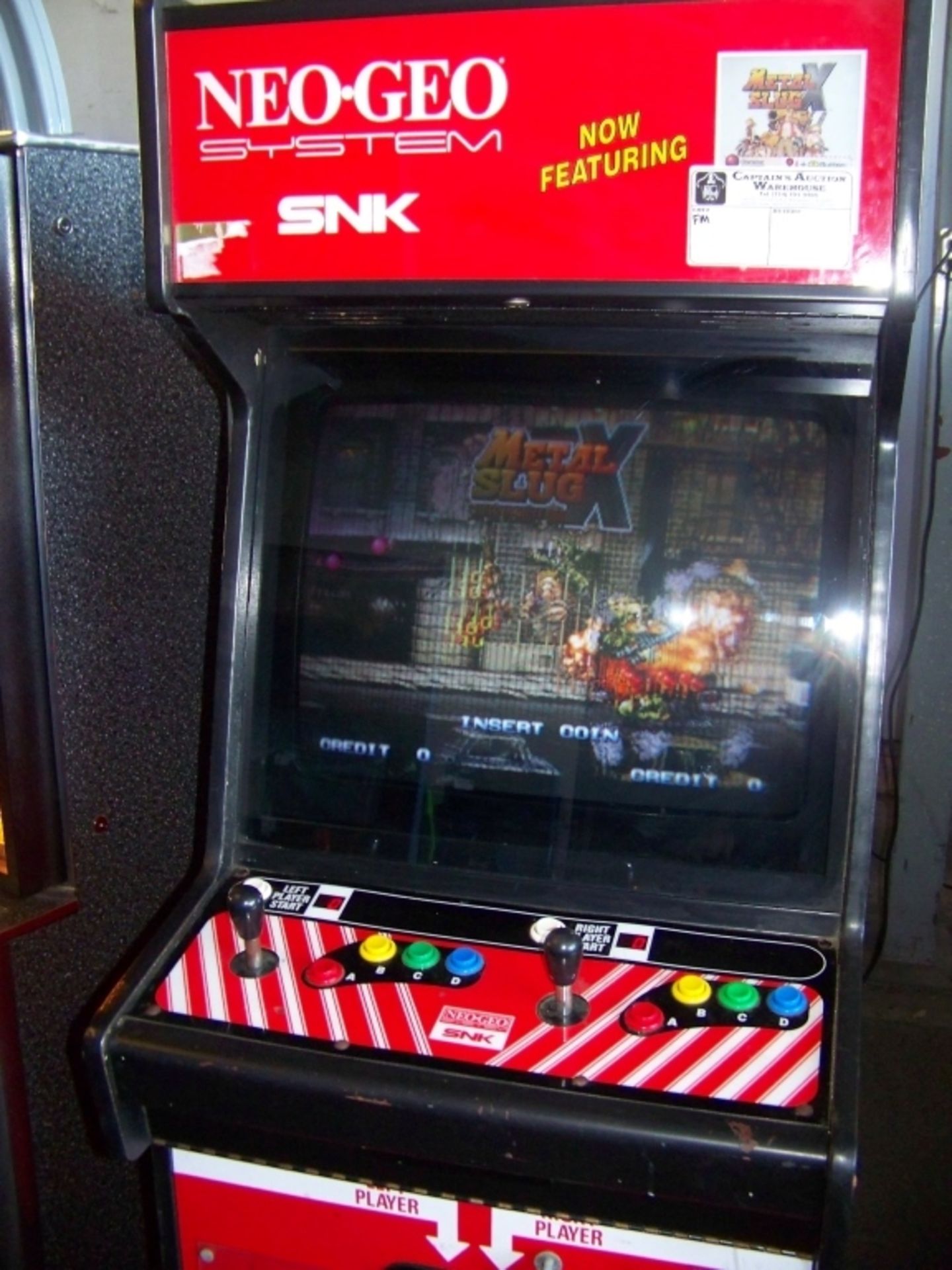 NEO GEO 1SLOT SNK DEDICATED ARCADE GAME Item is in used condition. Evidence of wear and commercial - Image 2 of 3