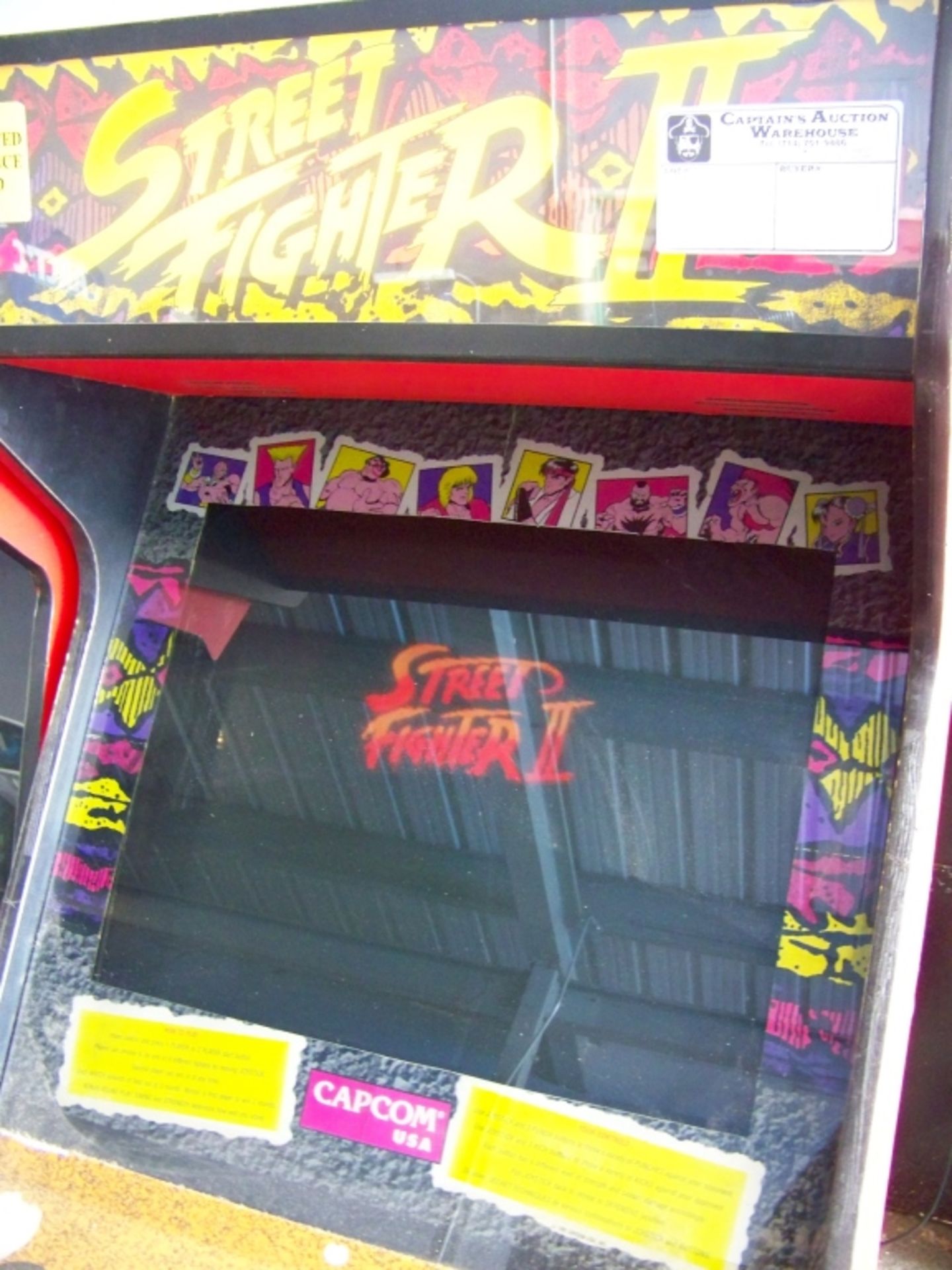 STREET FIGHTER II CAPCOM ARCADE GAME Item is in used condition. Evidence of wear and commercial - Image 4 of 4