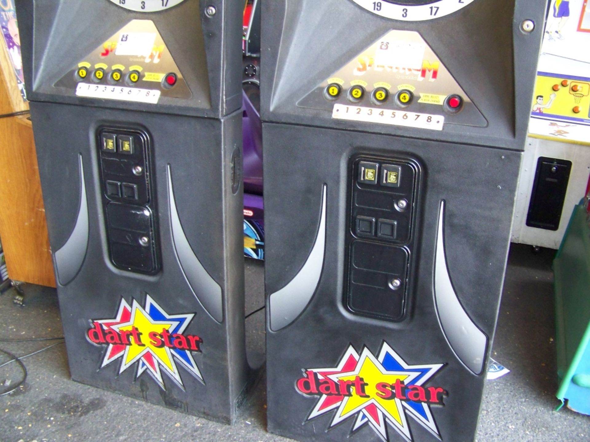 SPECTRUM DART STAR SOFT TIP COIN OP LCD UPGRADE Item is in used condition. Evidence of wear and