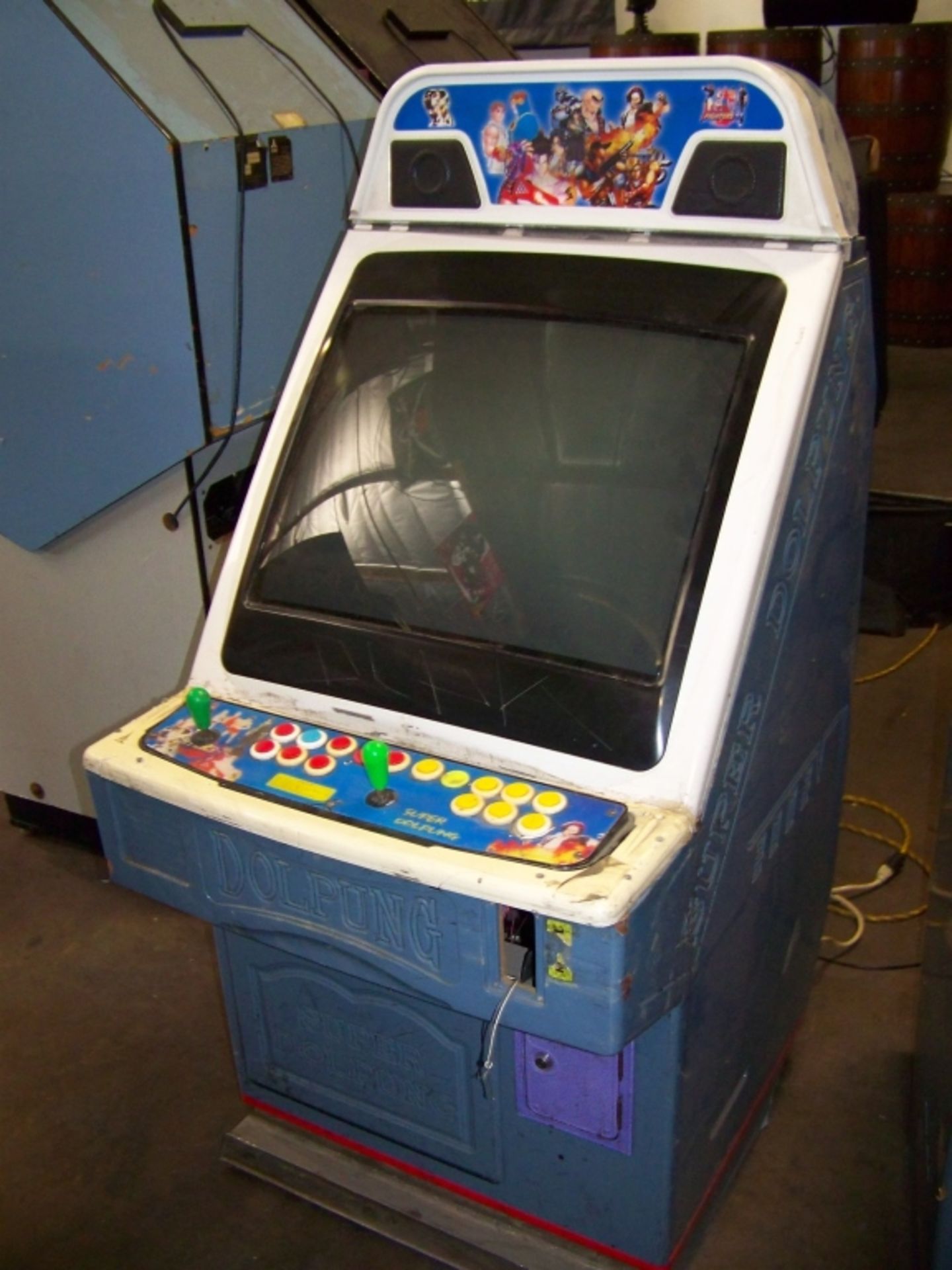 CANDY CABINET STREET FIGHTER 3 JAMMA ARCADE Item is in used condition. Evidence of wear and - Image 3 of 3