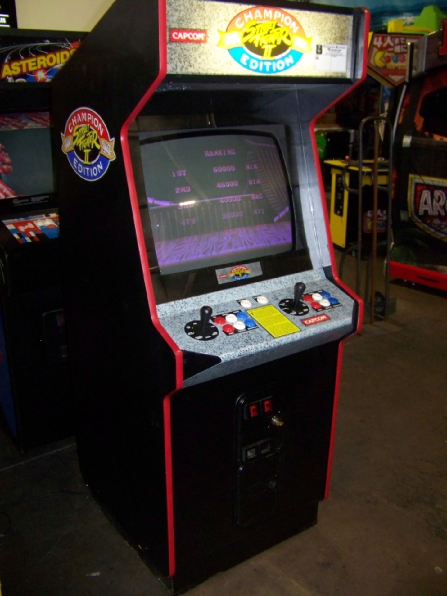 STREET FIGHTER II CHAMP EDITION ARCADE GAME Item is in used condition. Evidence of wear and