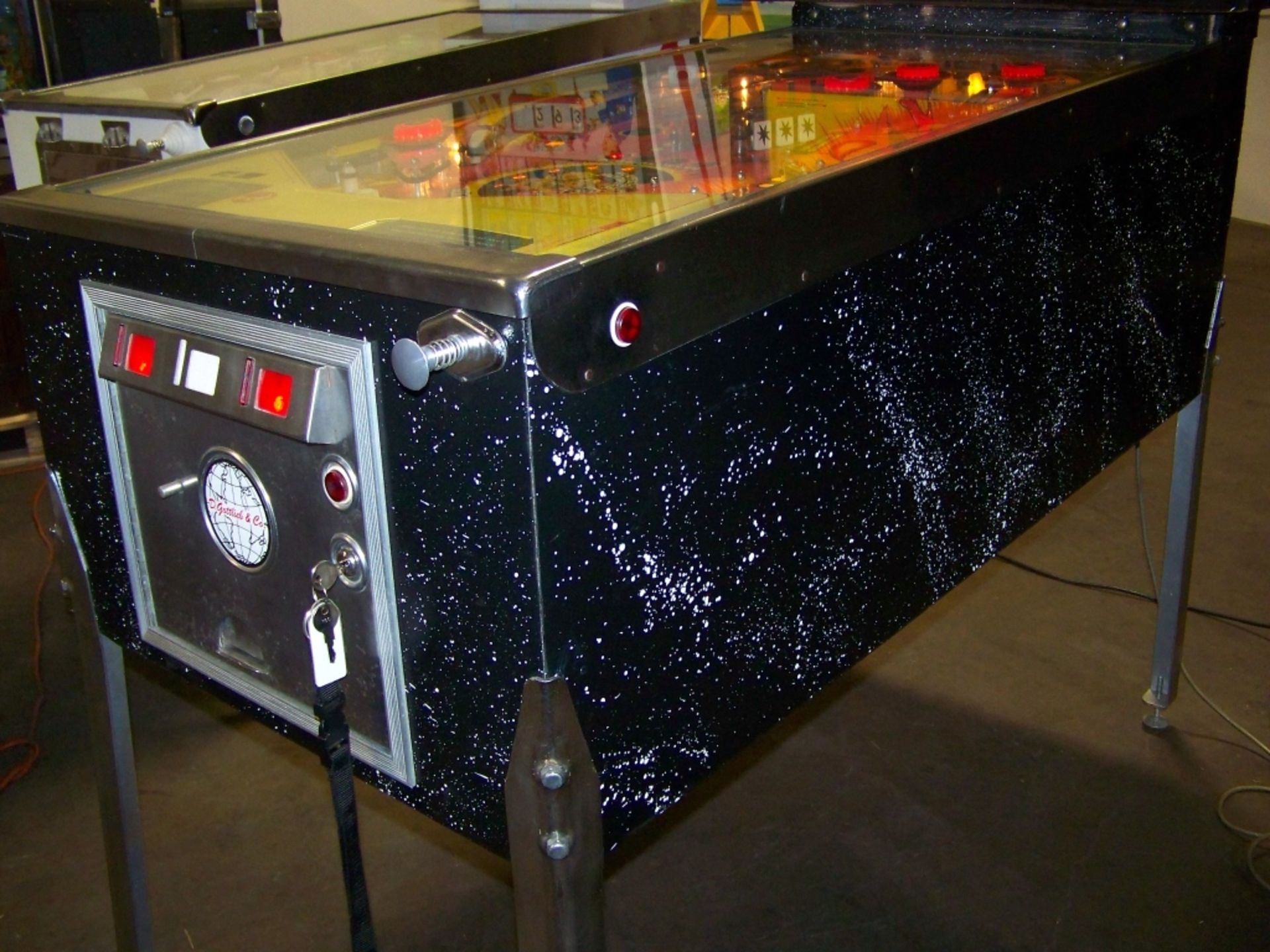 ECLIPSE PINBALL MACHINE RARE GOTTLIEB TITLE 1982 Item is in used condition. Evidence of wear and - Image 11 of 11