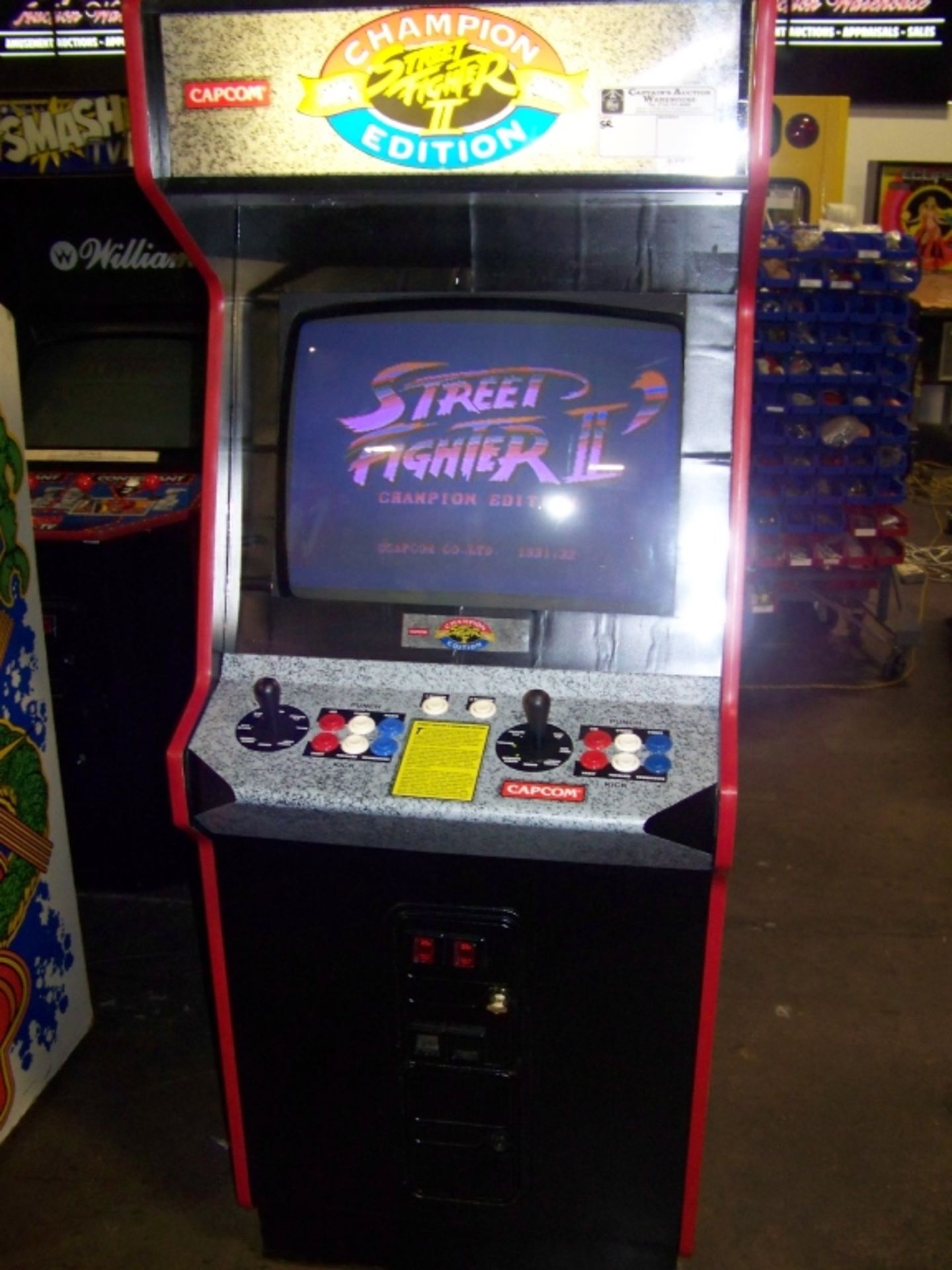 STREET FIGHTER II CHAMP EDITION ARCADE GAME Item is in used condition. Evidence of wear and - Image 7 of 8