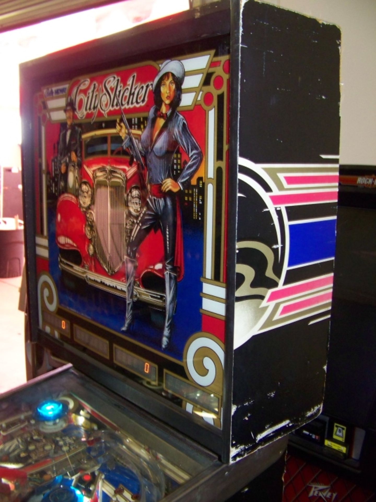 CITY SLICKER PINBALL MACHINE BALLY 1987 RARE! Item is in used condition. Evidence of wear and - Image 6 of 9