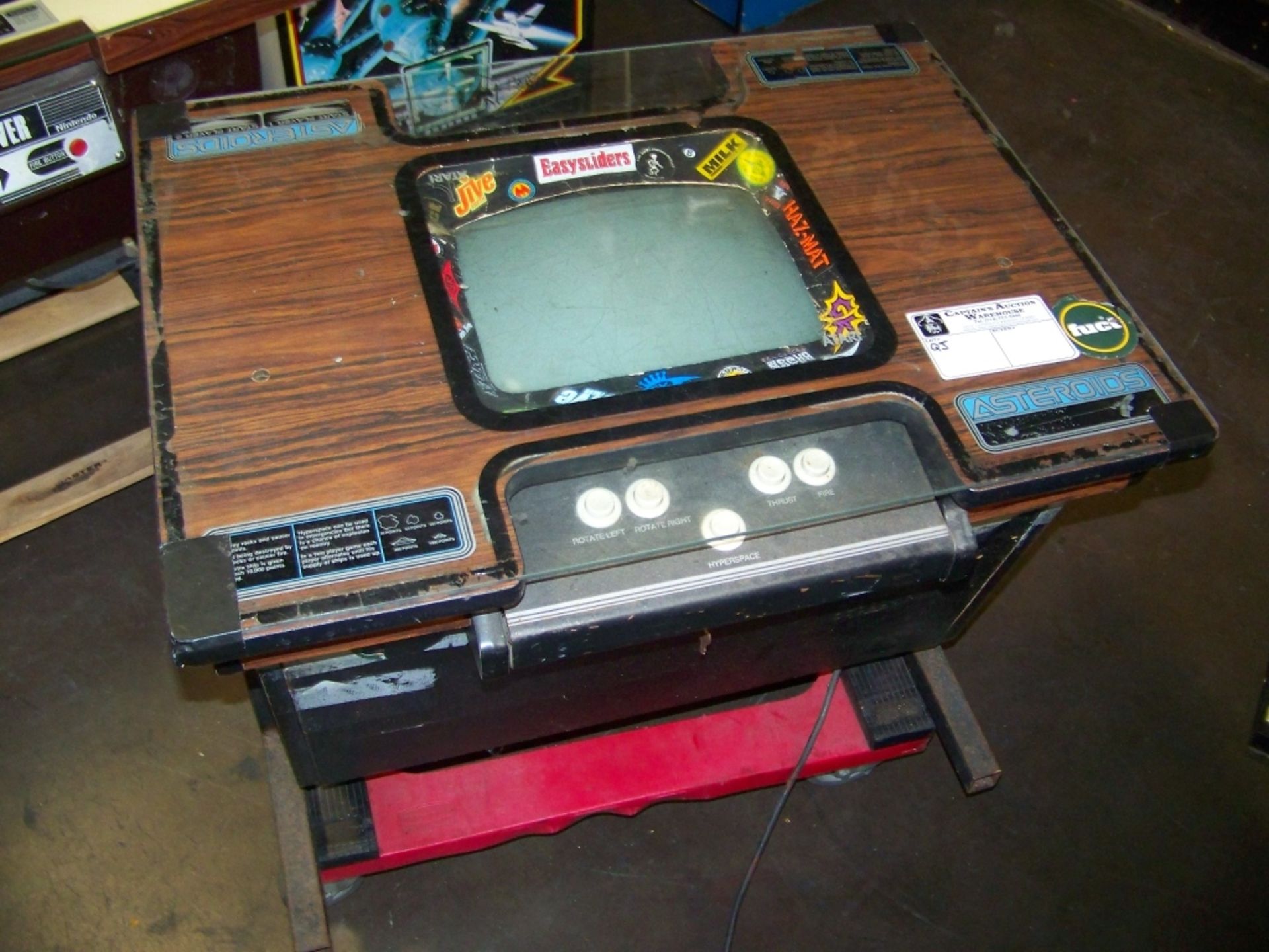 ASTEROIDS CLASSIC COCKTAIL TABLE ARCADE GAME Item is in used condition. Evidence of wear and - Image 2 of 2
