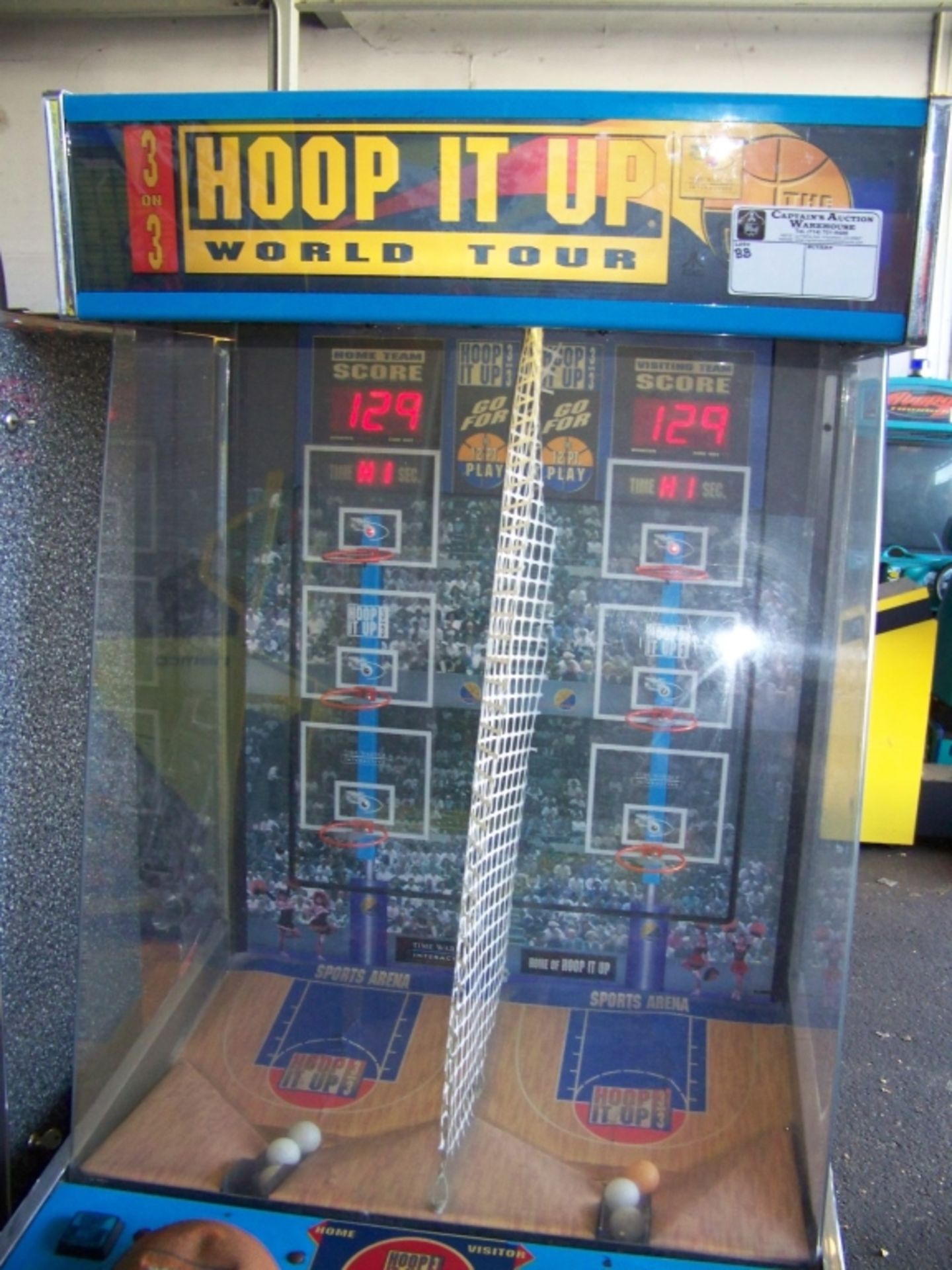 HOOP IT UP 3 ON 3 TICKET REDEMPTION GAME Item is in used condition. Evidence of wear and - Image 2 of 2