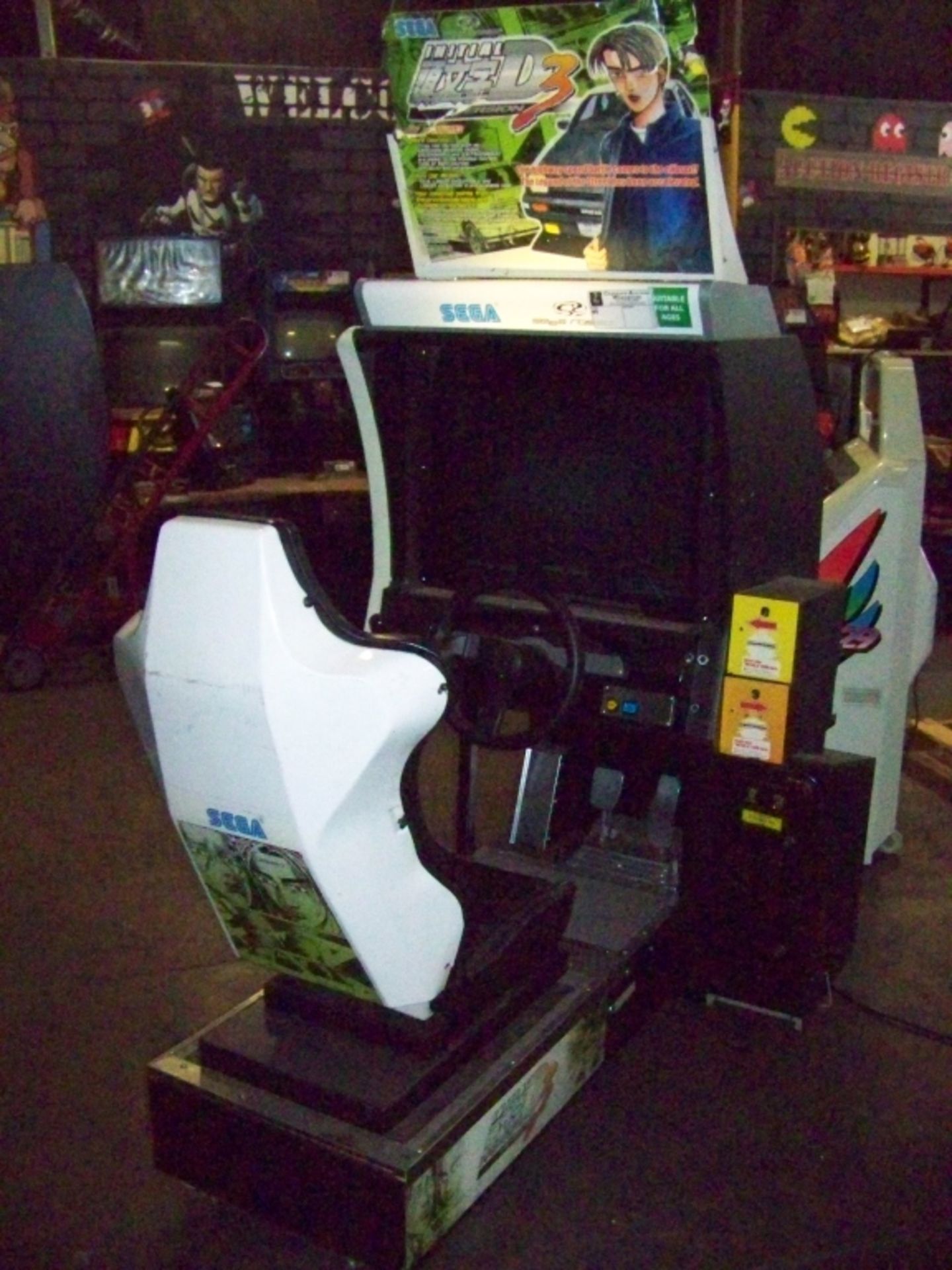 INITIAL D3 SINGLE DRIVER RACING ARCADE GAME SEGA