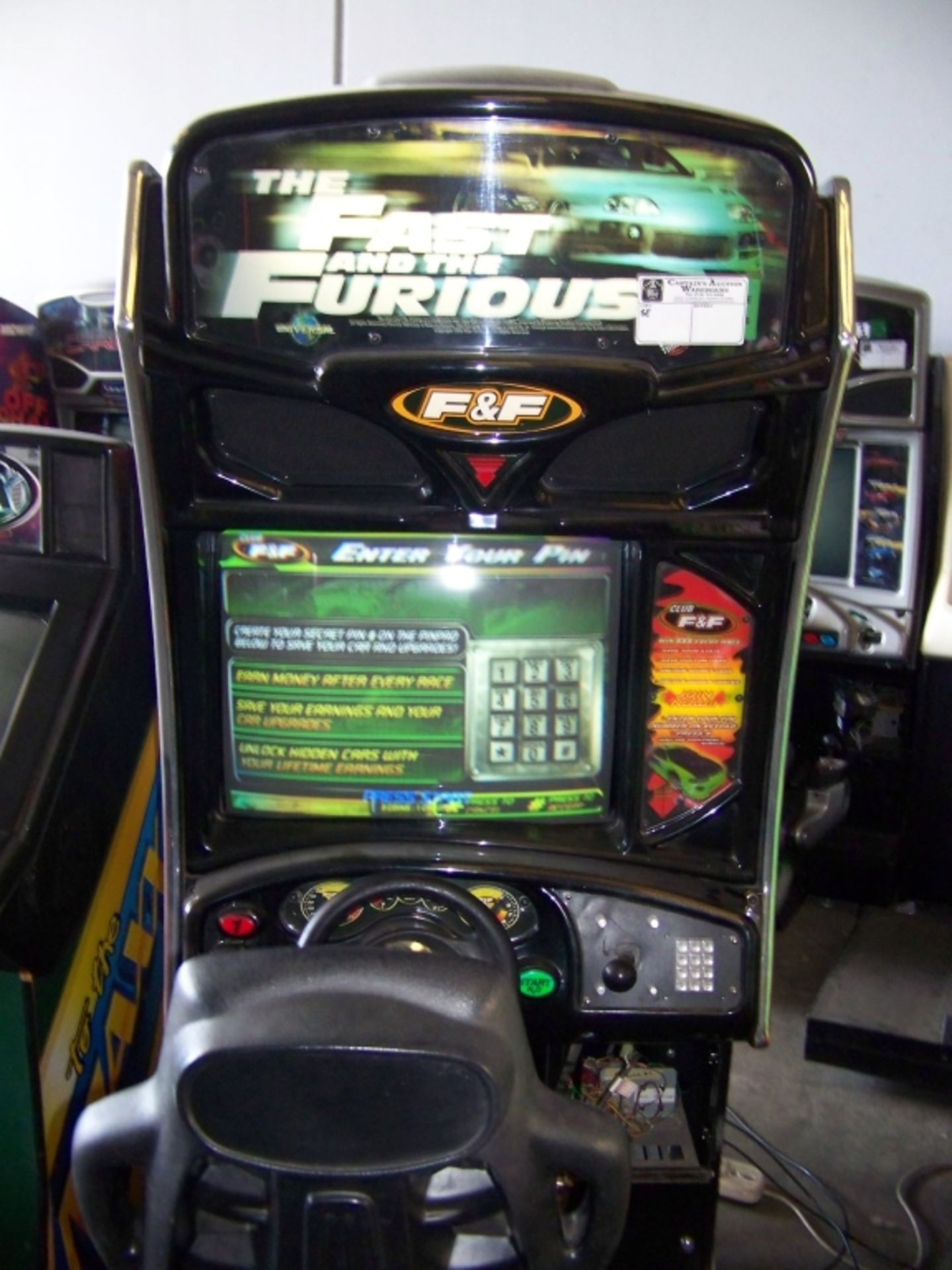 THE FAST AND FURIOUS RACING ARCADE GAME SE - Image 5 of 5