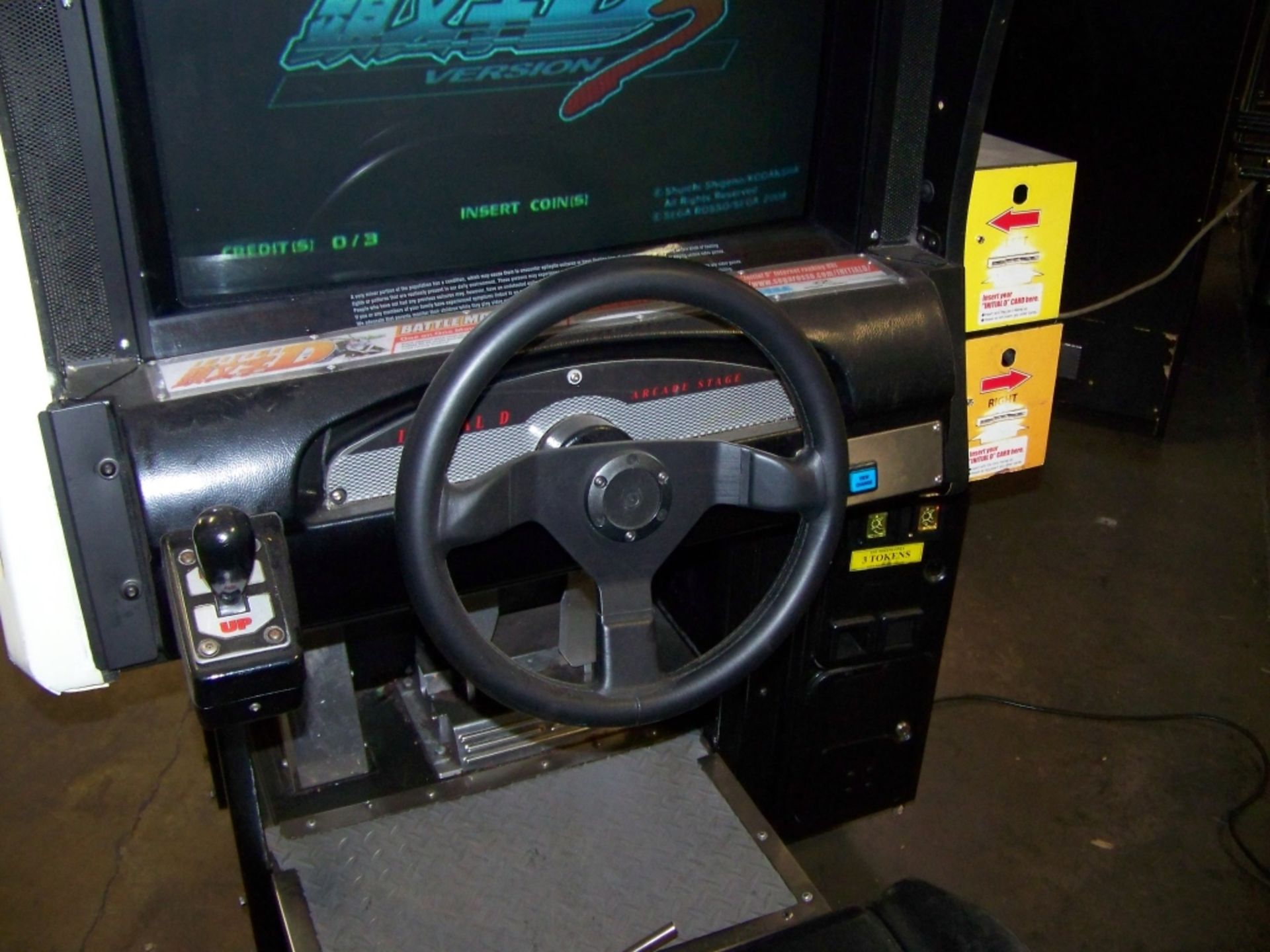 INITIAL D3 SINGLE DRIVER RACING ARCADE GAME SEGA - Image 3 of 6