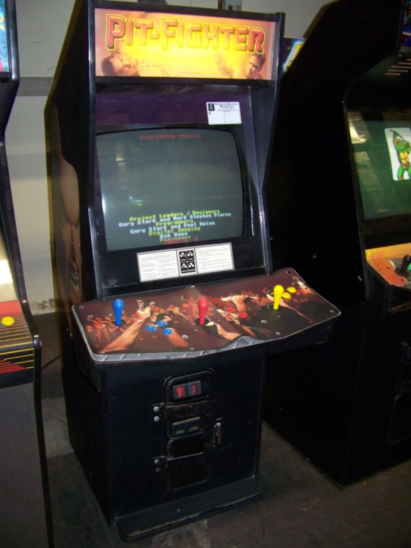 PIT FIGHTER DEDICATED ATARI ARCADE GAME CLASSIC - Image 4 of 4