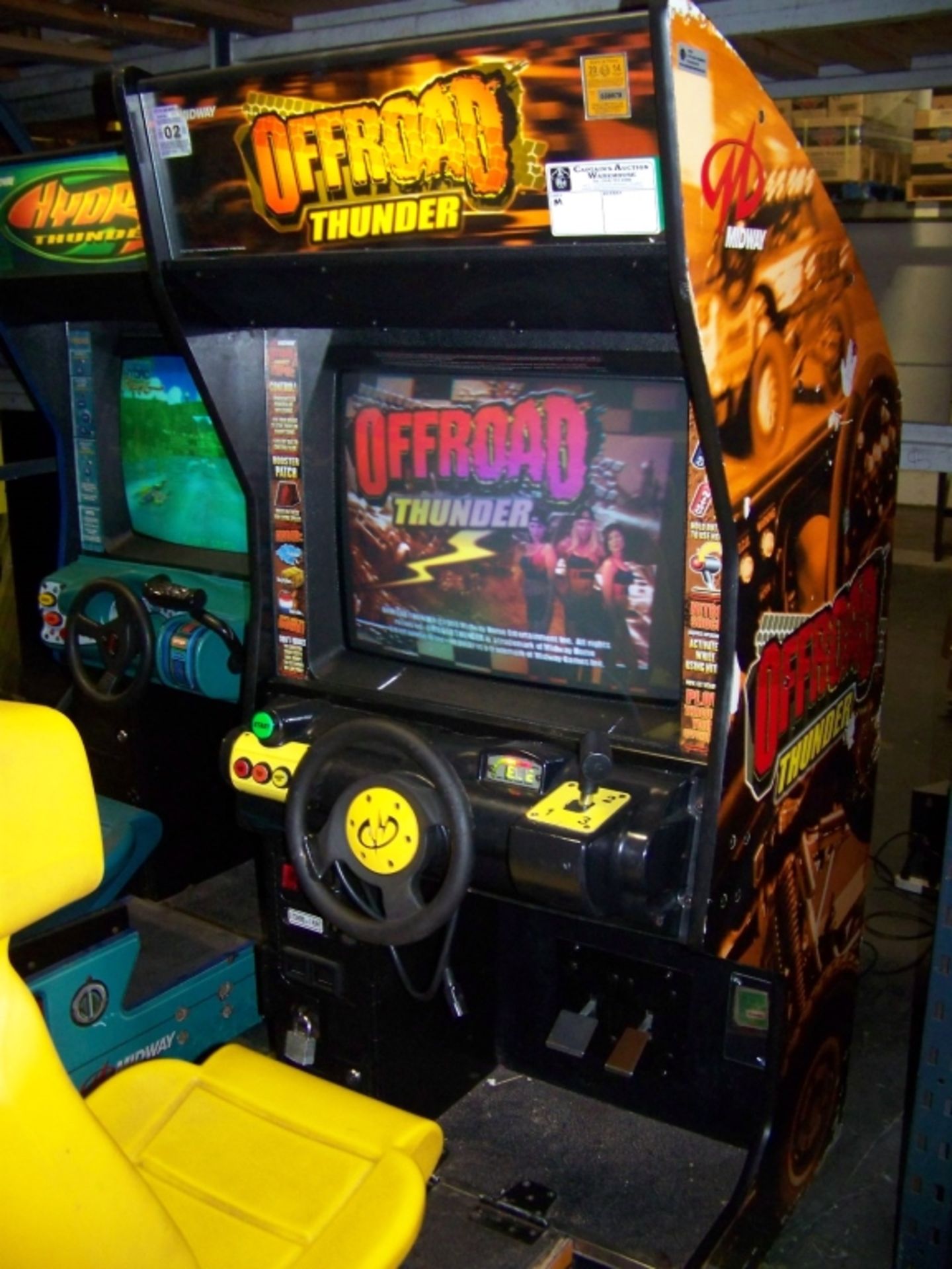 OFFROAD THUNDER RACING ARCADE GAME MIDWAY M - Image 3 of 5