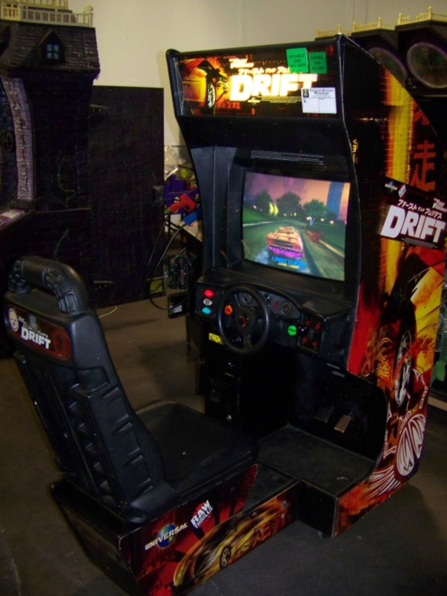 DRIFT FAST & FURIOUS DRIVER ARCADE GAME Z - Image 4 of 5