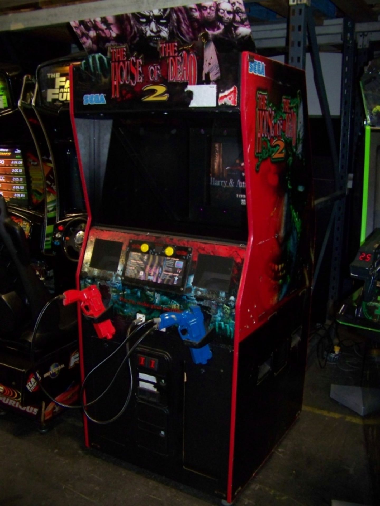 THE HOUSE OF THE DEAD 2 ZOMBIE ARCADE GAME SEGA - Image 4 of 6