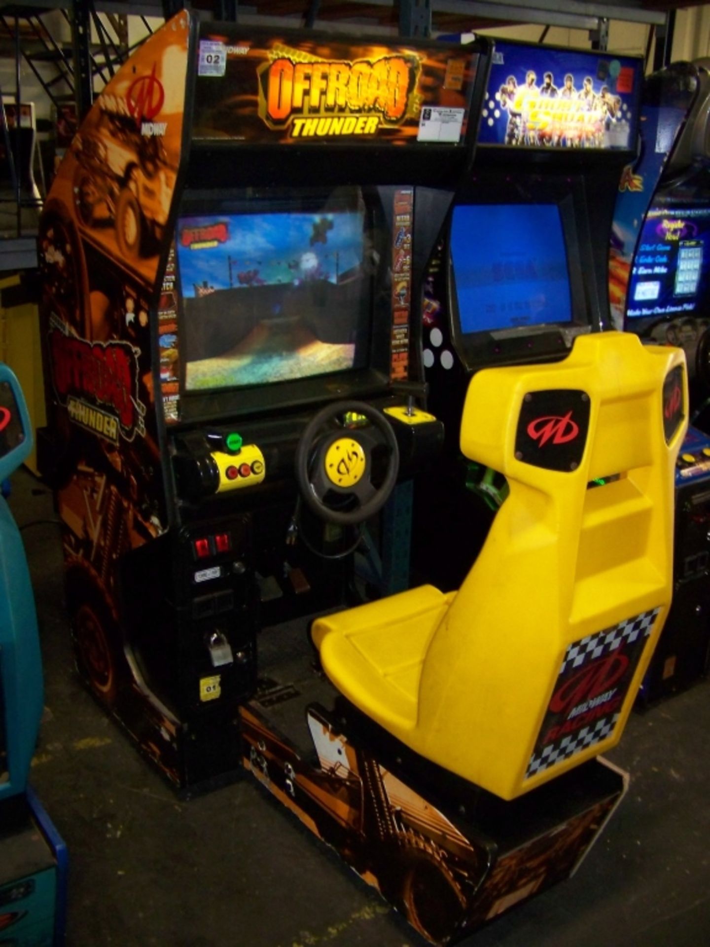 OFFROAD THUNDER RACING ARCADE GAME MIDWAY M