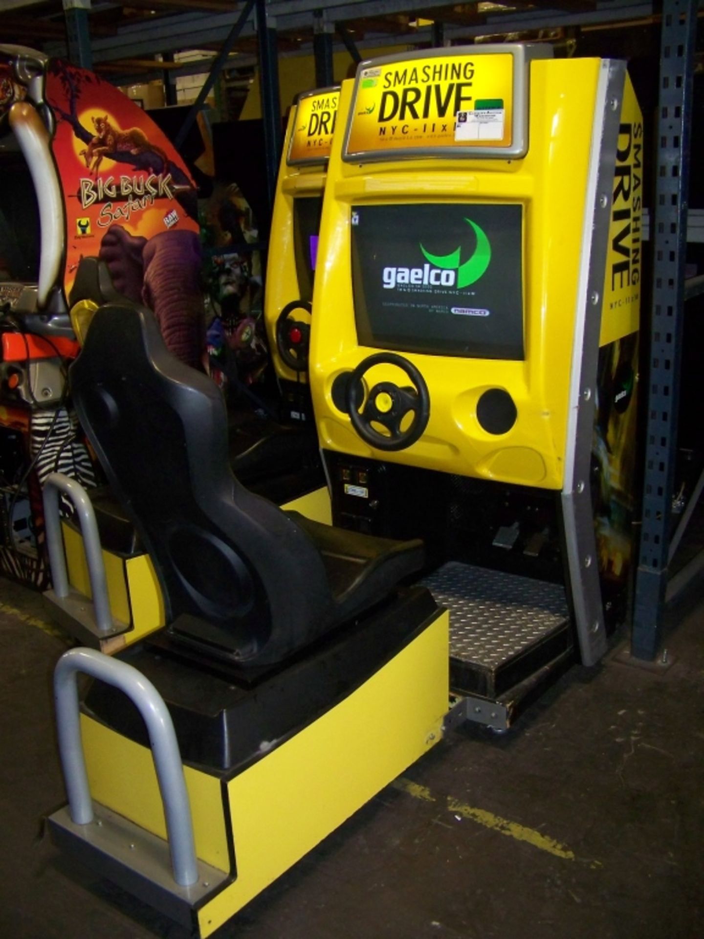 SMASHING DRIVE NYC SITDOWN DRIVER ARCADE GAME