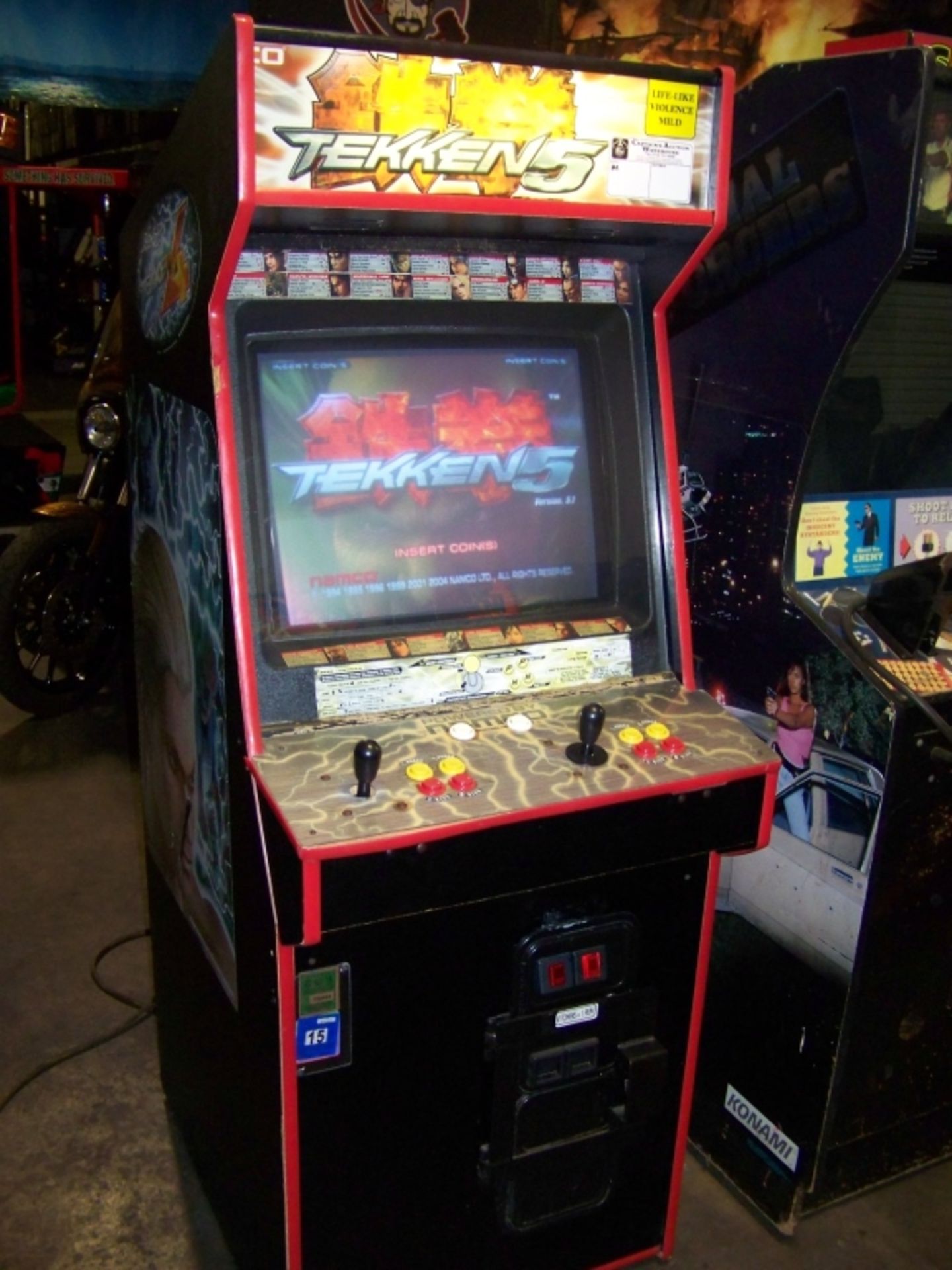 TEKKEN 5 FIGHTING ARCADE GAME NAMCO