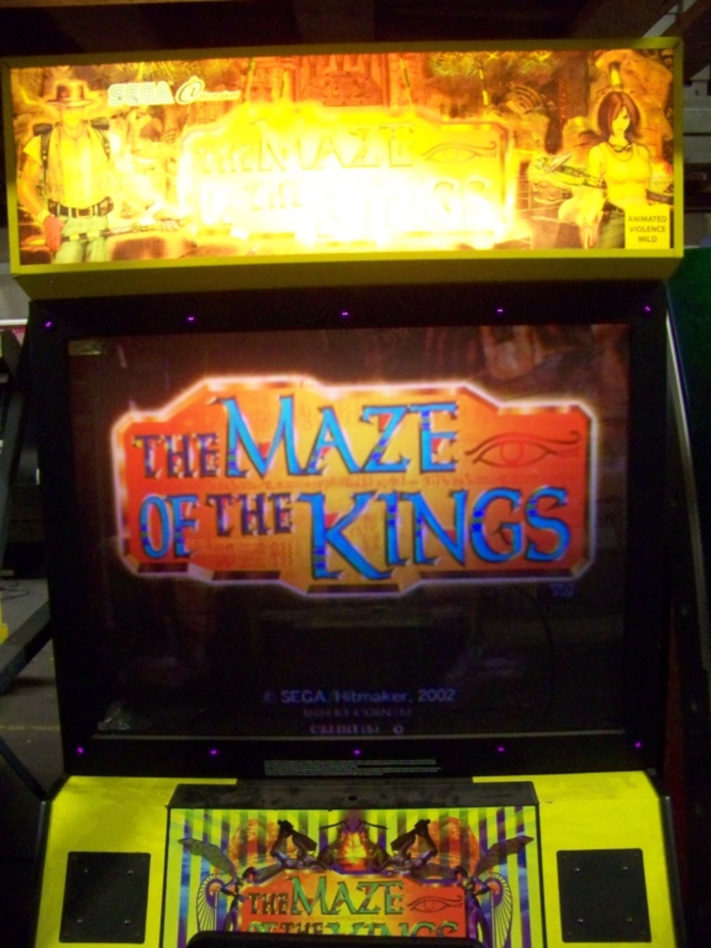 THE MAZE OF KINGS DX 50" SHOOTER ARCADE GAME SEGA - Image 2 of 8