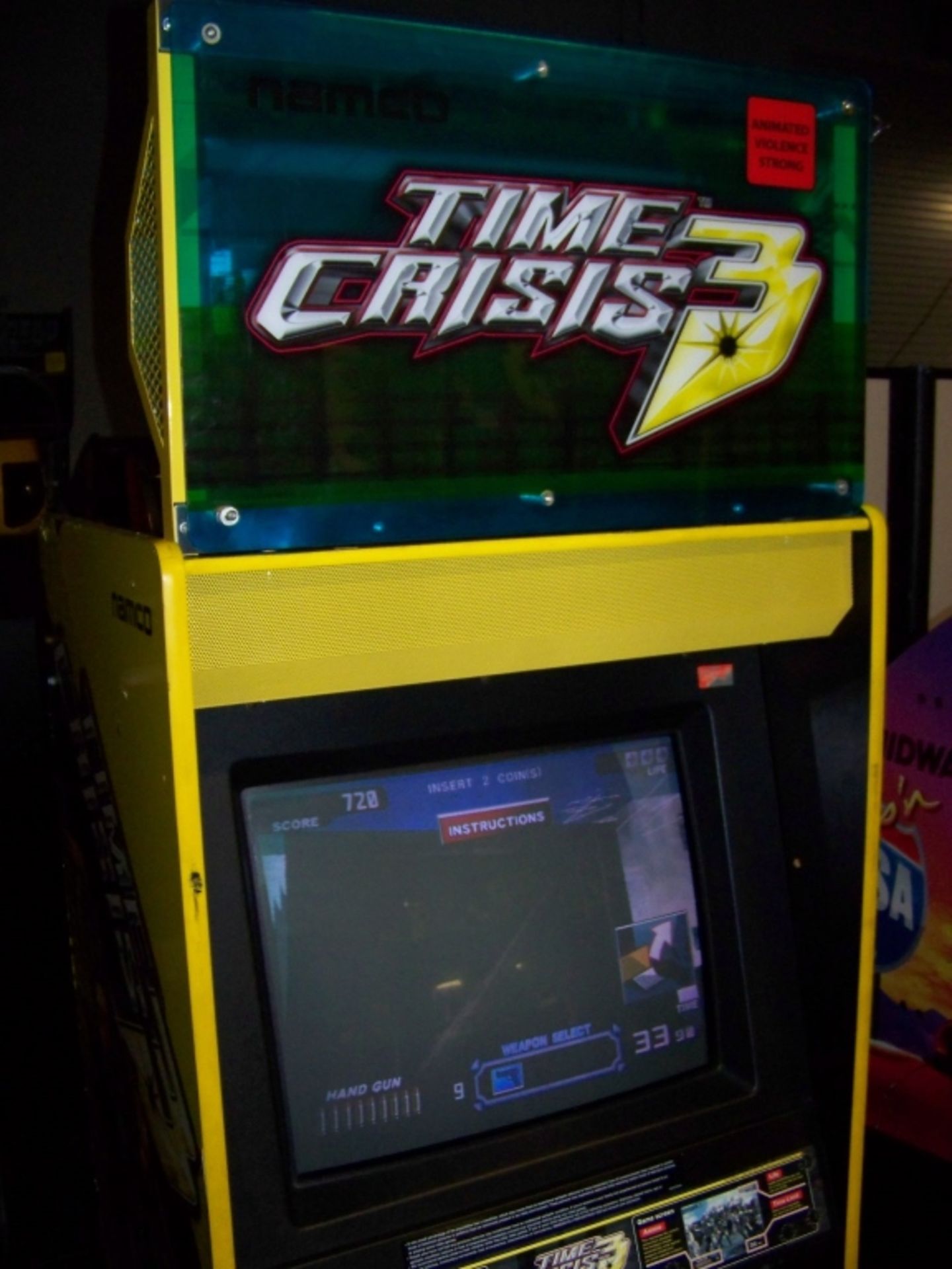 TIME CRISIS 3 SINGLE SHOOTER ARCADE GAME NAMCO - Image 5 of 6