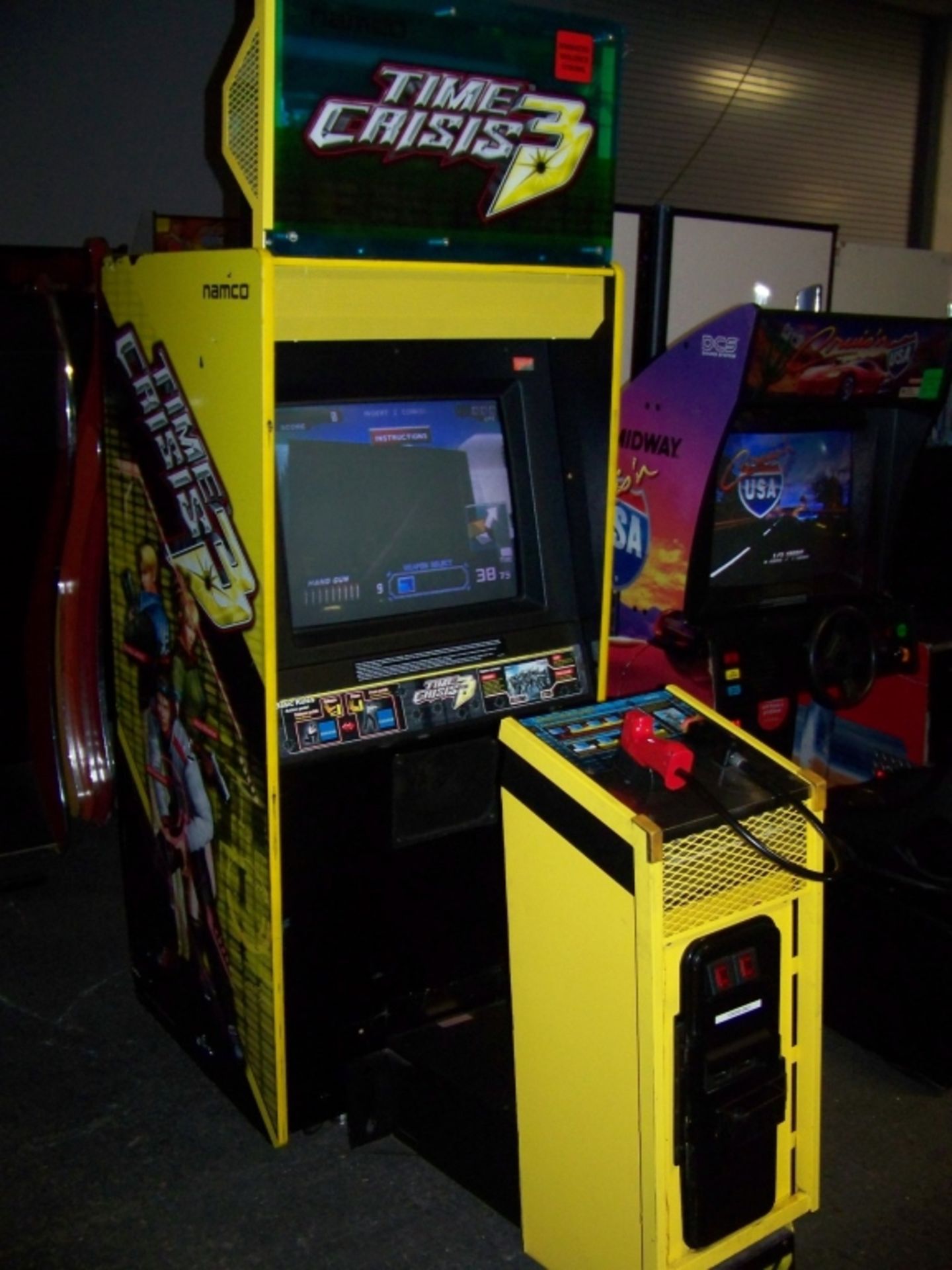 TIME CRISIS 3 SINGLE SHOOTER ARCADE GAME NAMCO