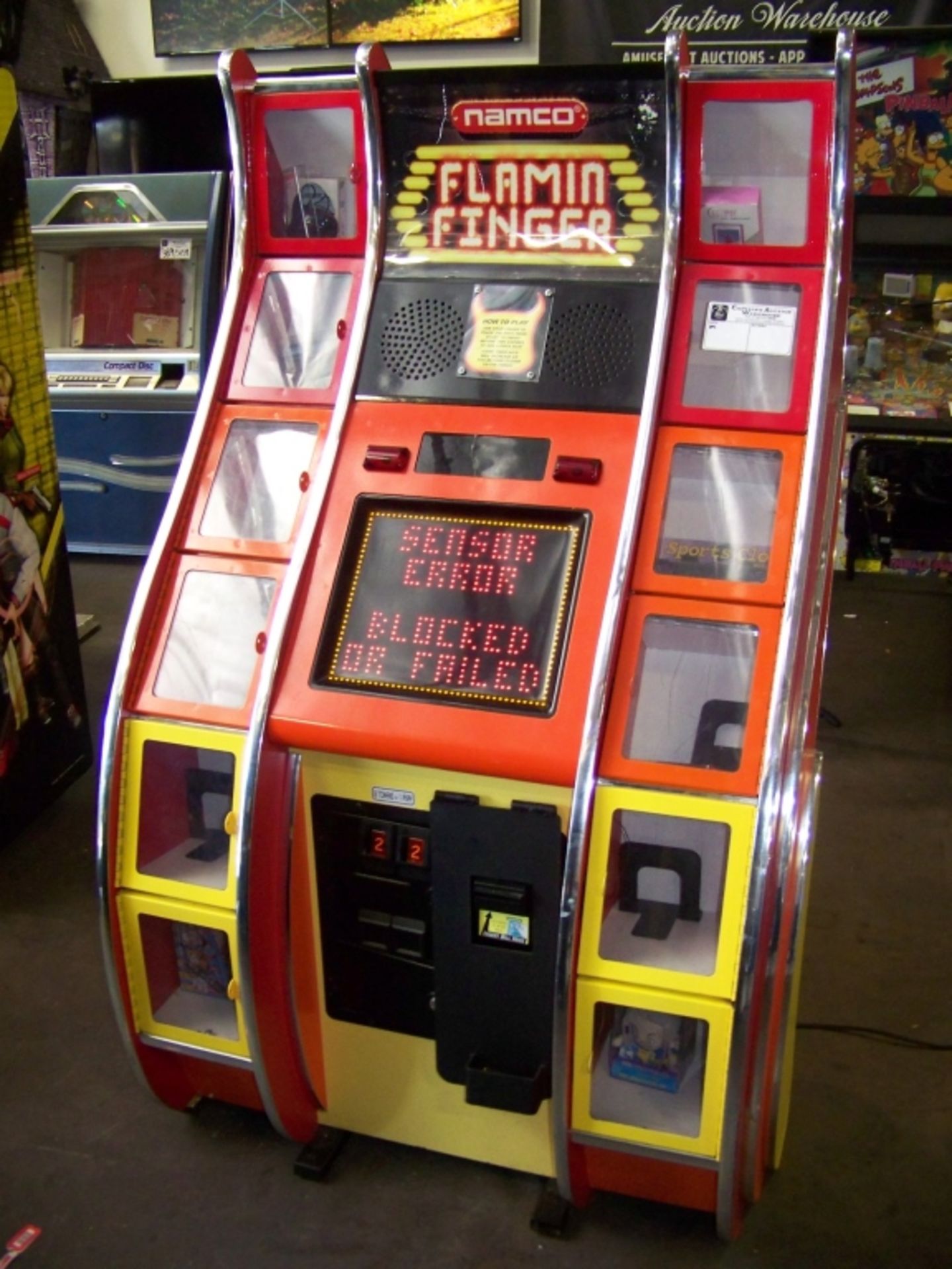 FLAMIN FINGER PRIZE REDEMPTION GAME NAMCO - Image 2 of 2