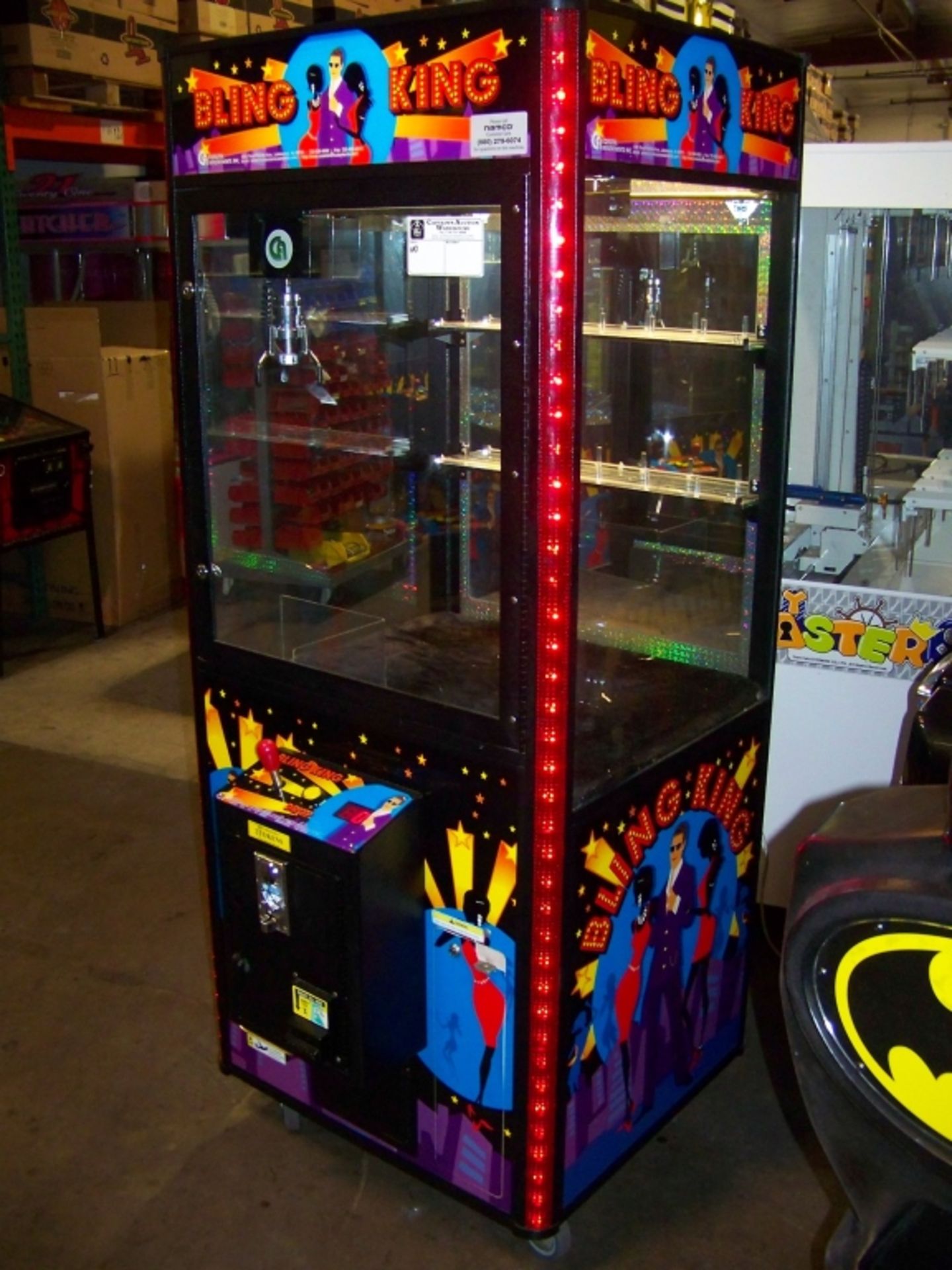 30" BLING KING JEWELRY CLAW CRANE MACHINE - Image 3 of 5