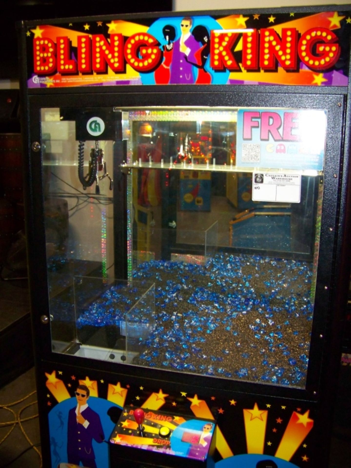 42" BLING KING JEWELRY CLAW CRANE MACHINE COASTAL - Image 3 of 4