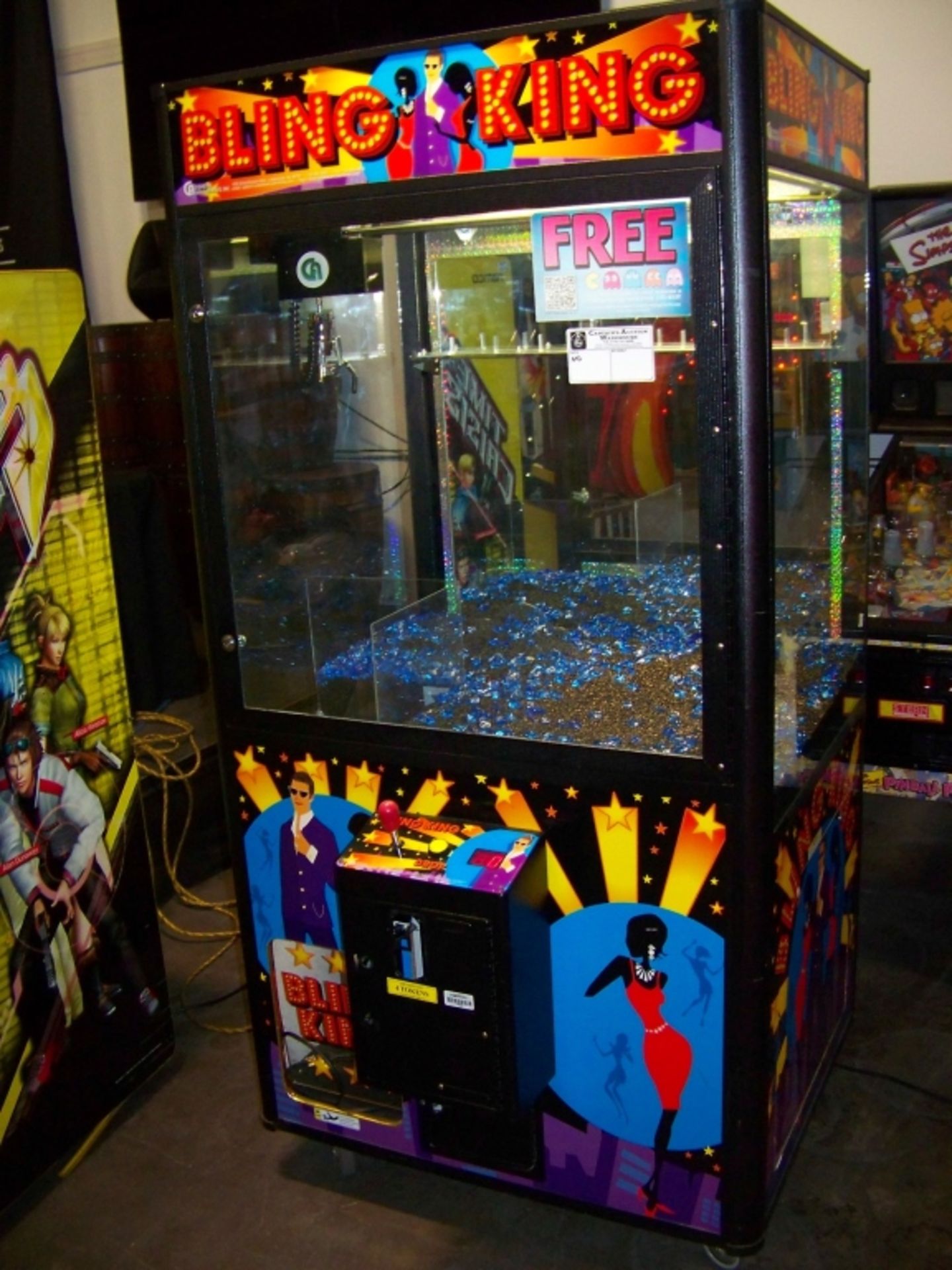 42" BLING KING JEWELRY CLAW CRANE MACHINE COASTAL - Image 2 of 4