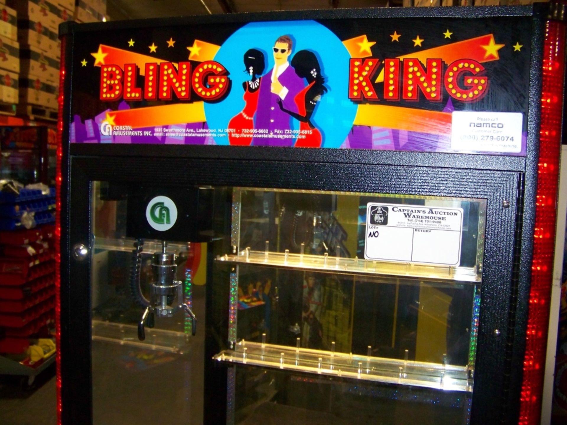 30" BLING KING JEWELRY CLAW CRANE MACHINE - Image 5 of 5