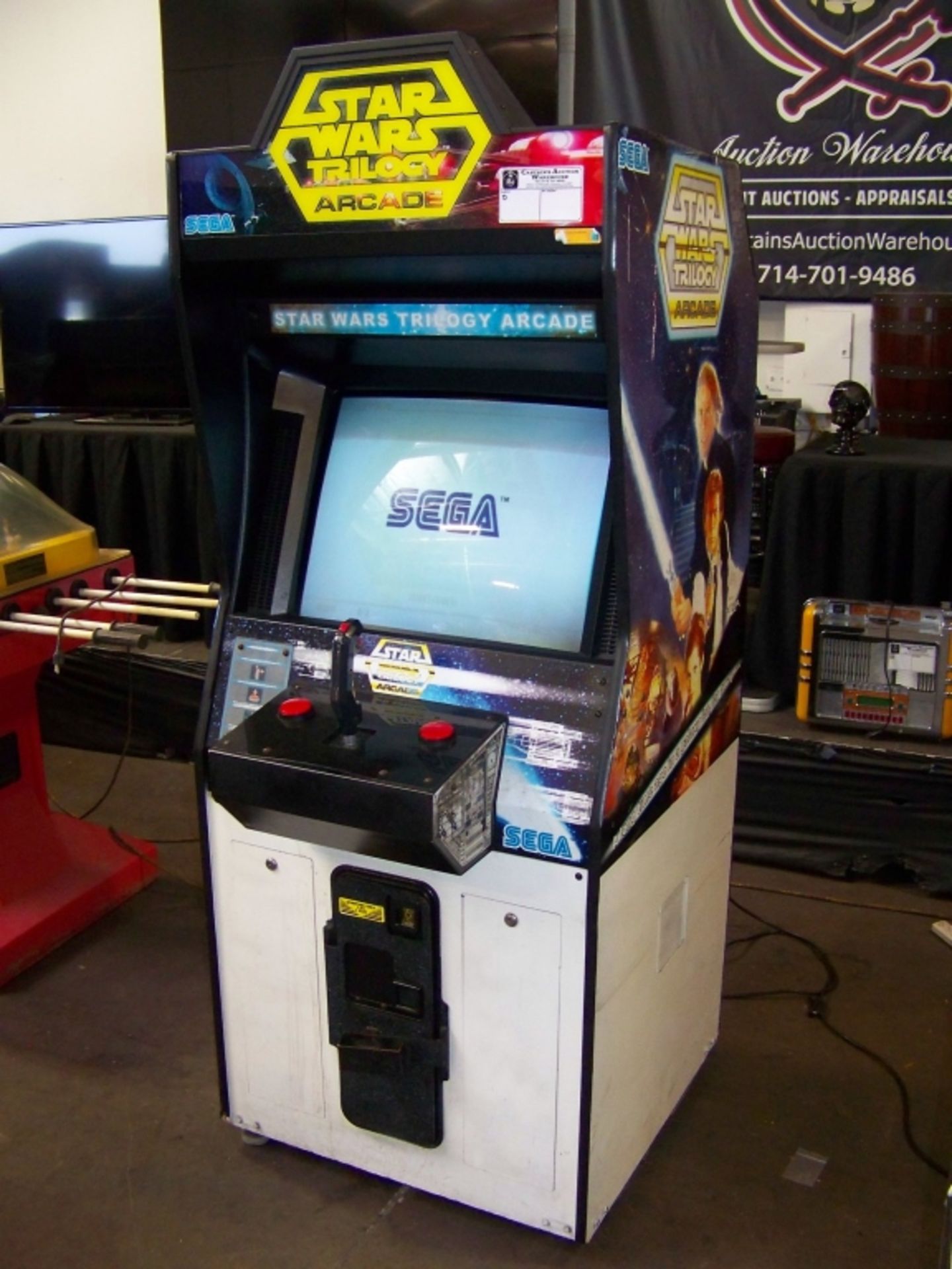 STAR WARS TRILOGY UPRIGHT ARCADE GAME SEGA - Image 5 of 7