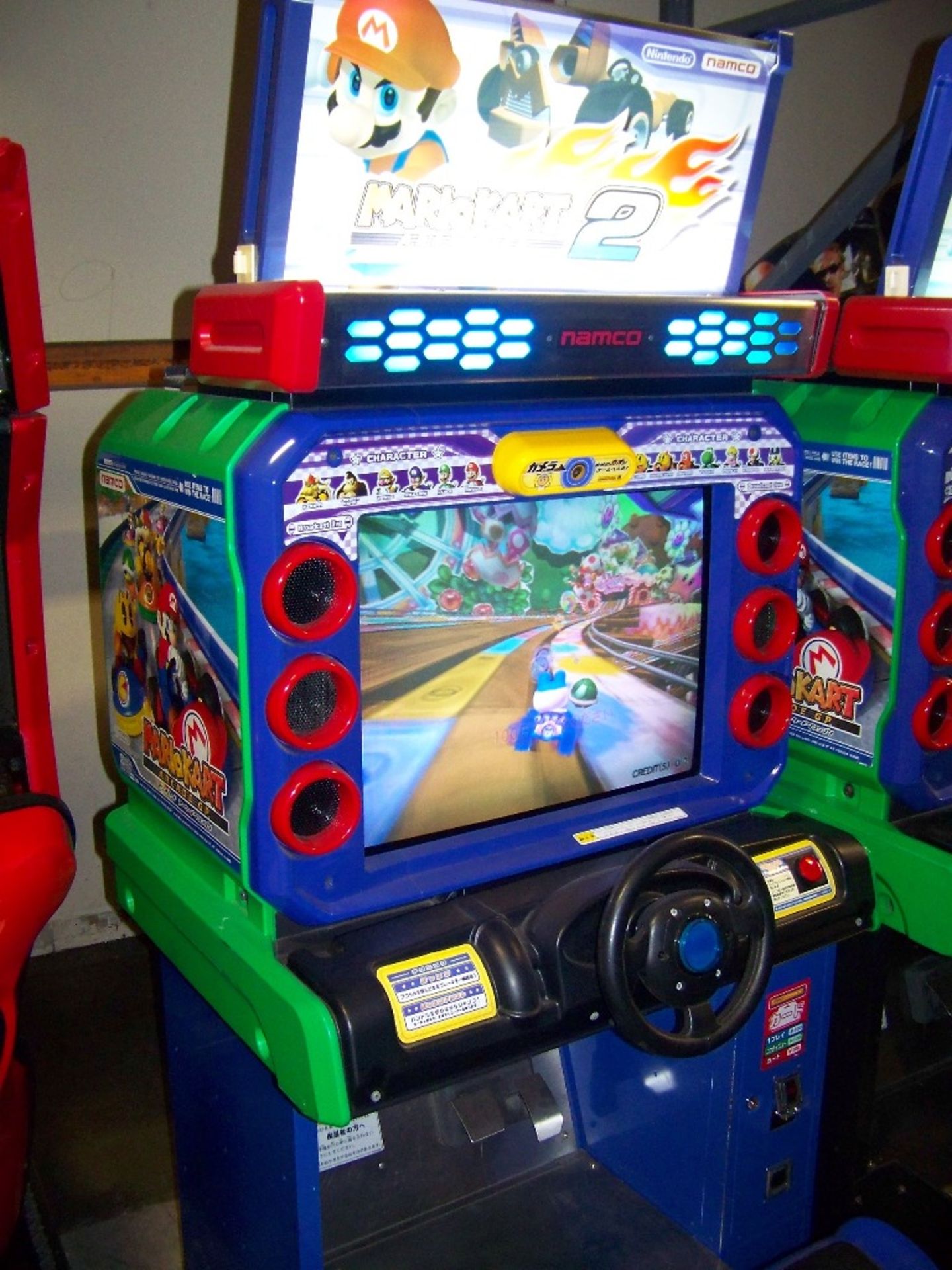 MARIO KART 2 SITDOWN RACING ARCADE GAME NAMCO - Image 3 of 7