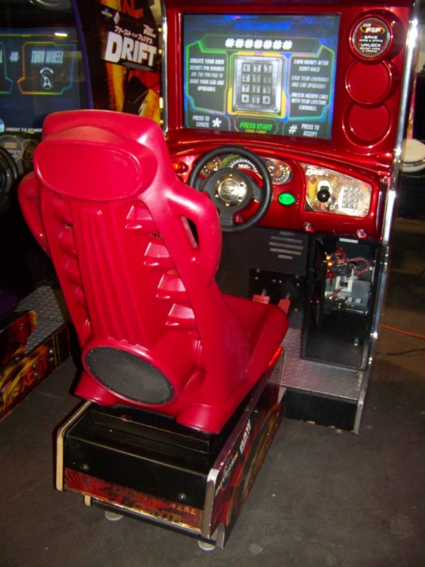 DRIFT FAST & FURIOUS DEDICATED RED CAB ARCADE - Image 3 of 7