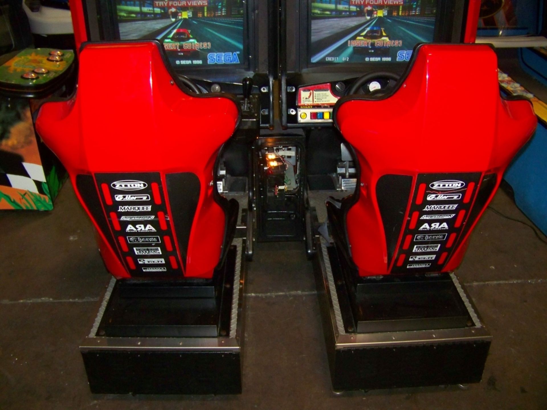 SUPER GT TWIN RACING ARCADE GAME SEGA - Image 4 of 6