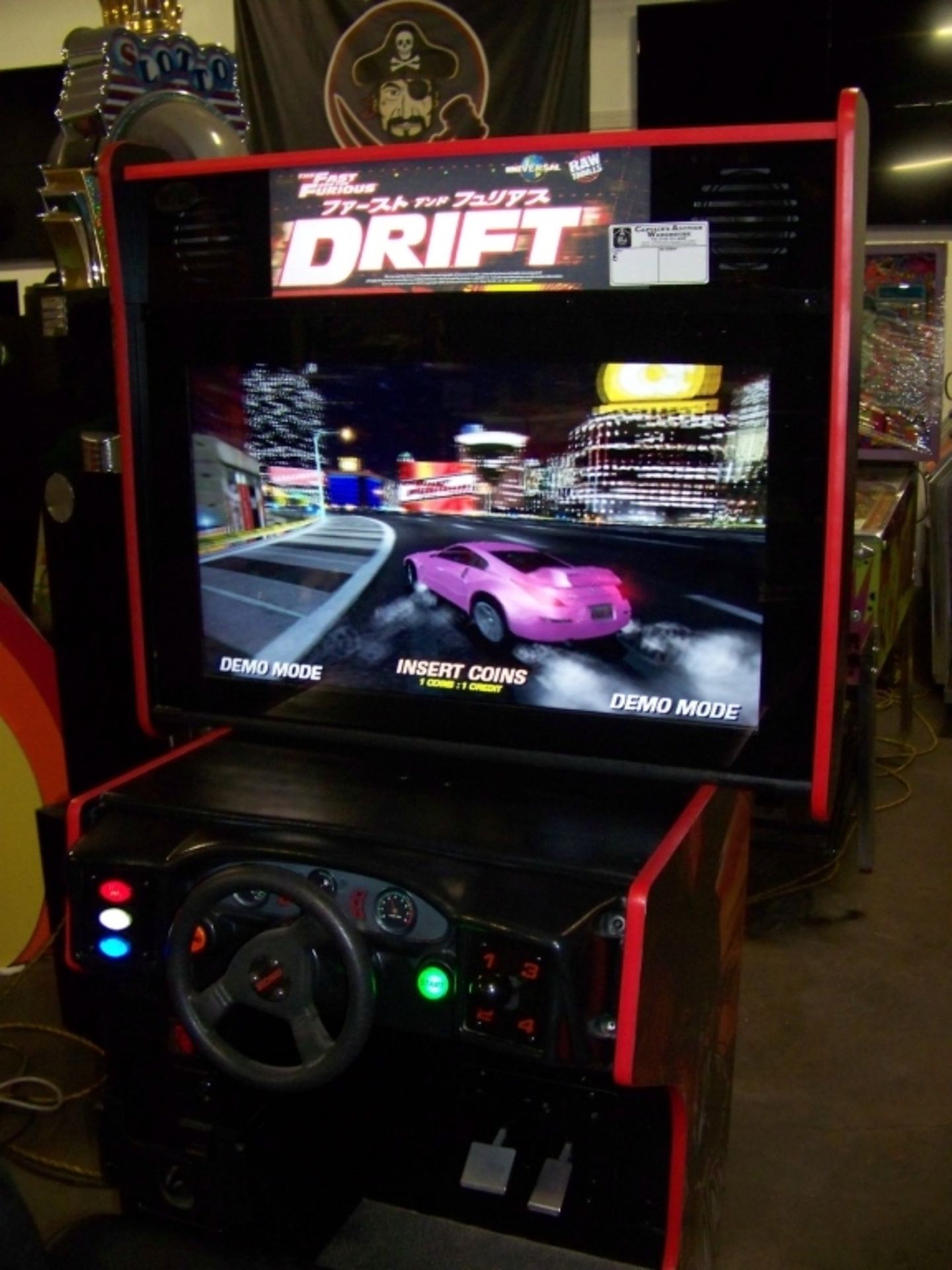 DRIFT FAST & FURIOUS DELUXE 36" LCD RACING ARCADE - Image 2 of 4