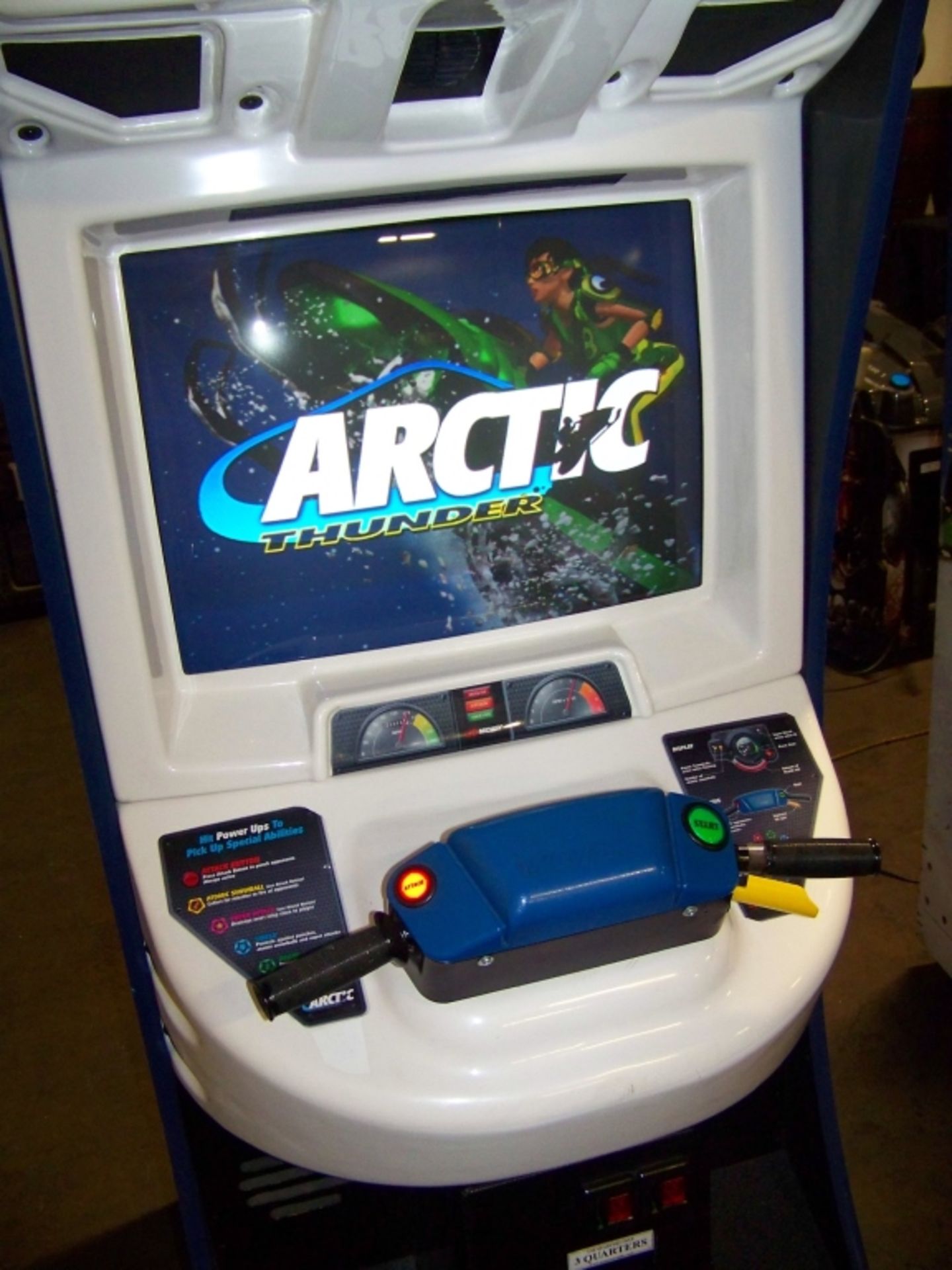 ARCTIC THUNDER RACING ARCADE GAME MIDWAY - Image 2 of 6