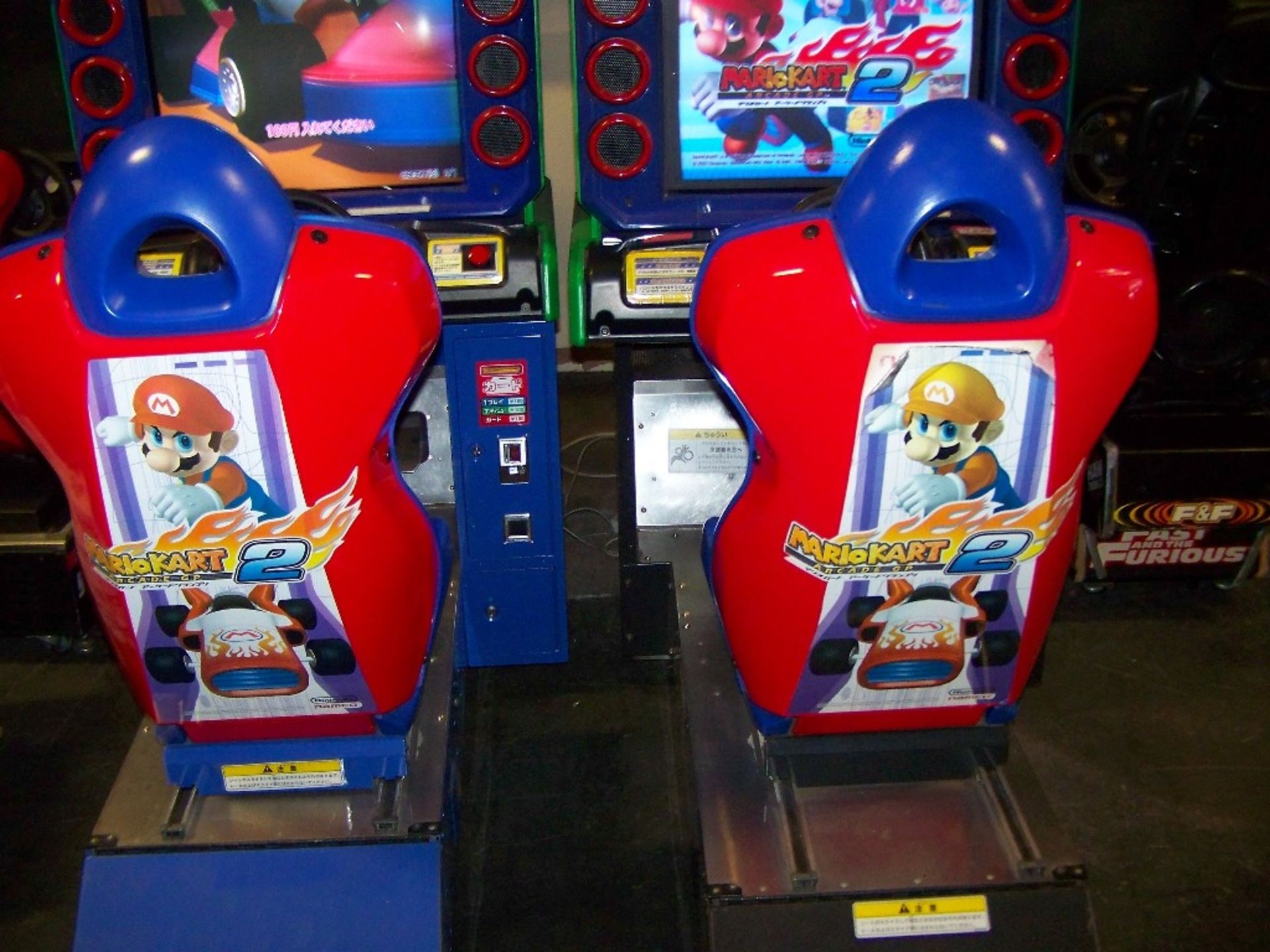 MARIO KART 2 SITDOWN RACING ARCADE GAME NAMCO - Image 7 of 7