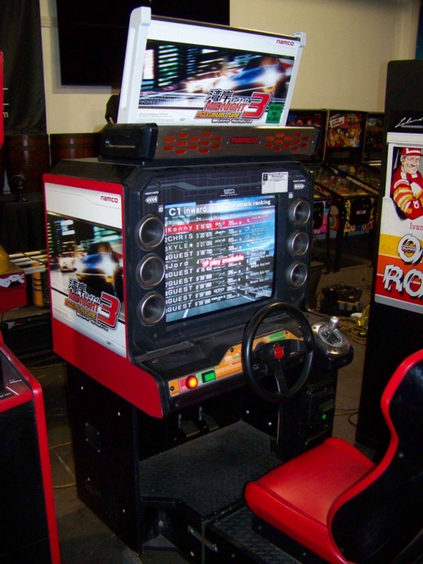 MAXIMUM TUNE 3 RACING ARCADE GAME NAMCO - Image 2 of 8