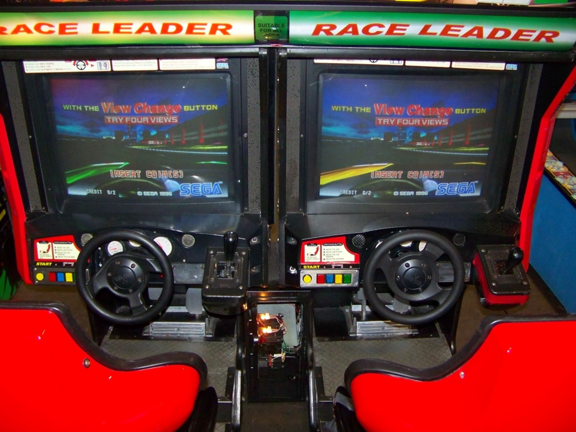 SUPER GT TWIN RACING ARCADE GAME SEGA - Image 5 of 6