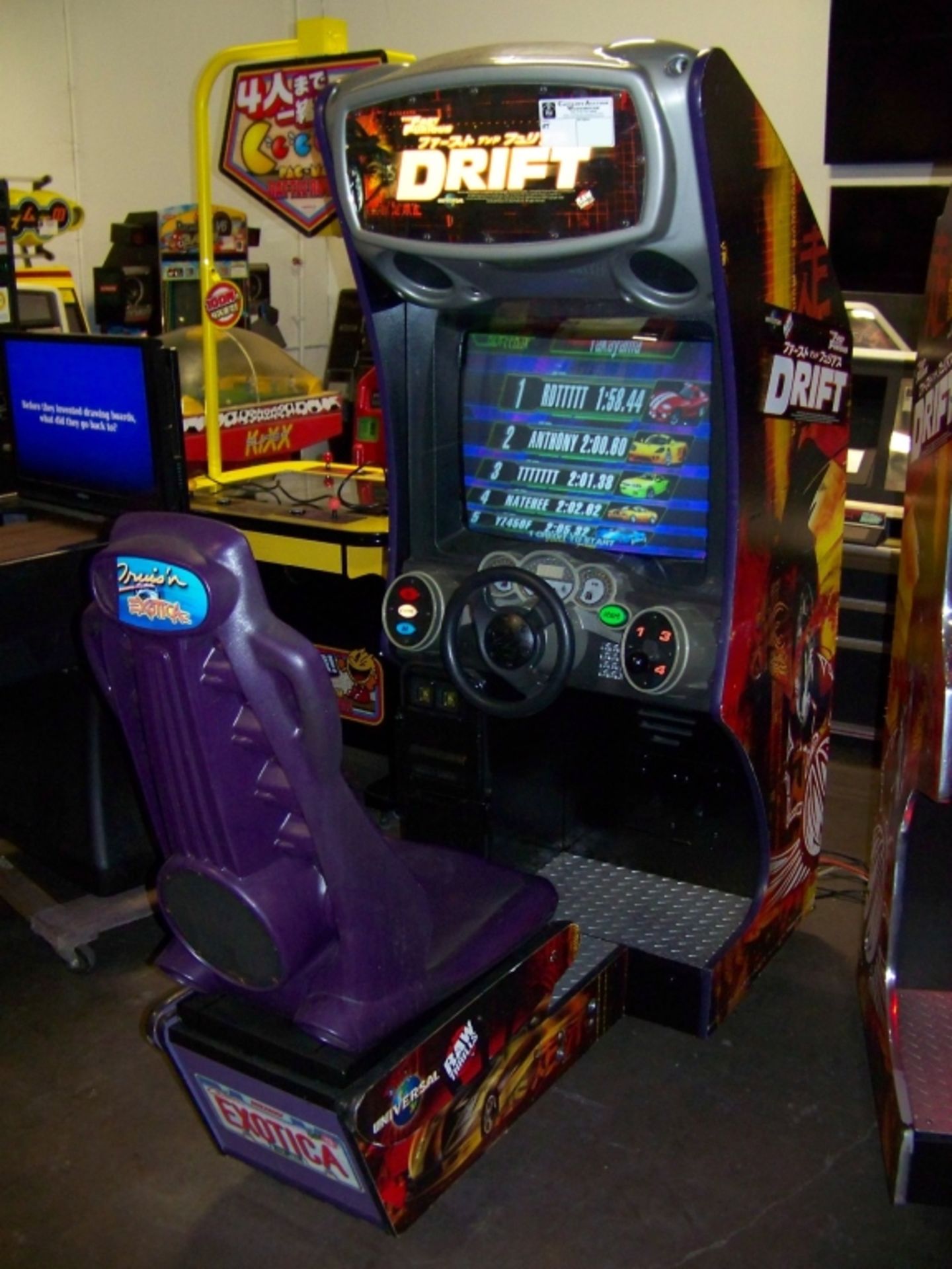 FAST & FURIOUS DRIFT SITDOWN DRIVER ARCADE GAME - Image 2 of 5