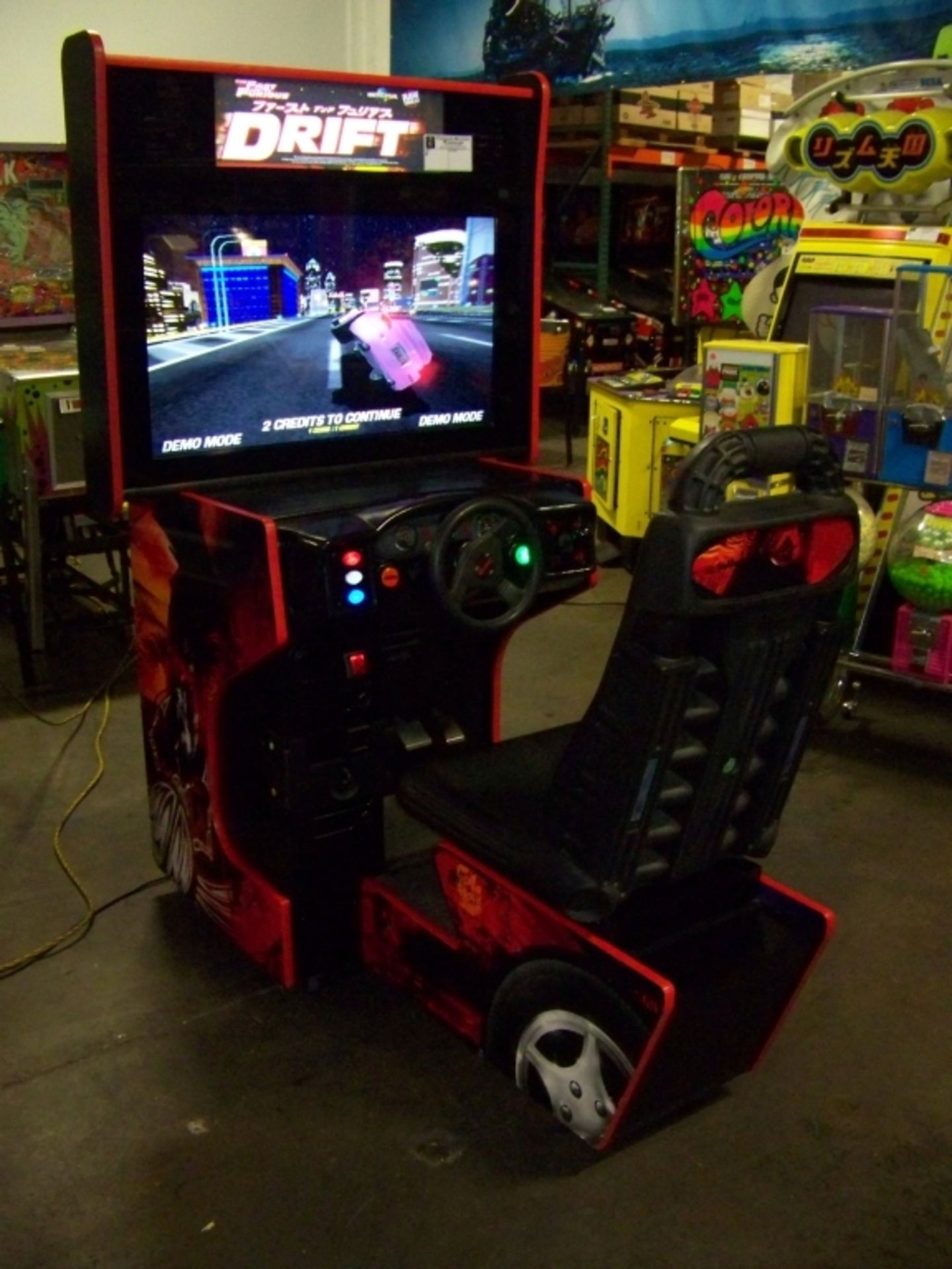 DRIFT FAST & FURIOUS DELUXE 36" LCD RACING ARCADE