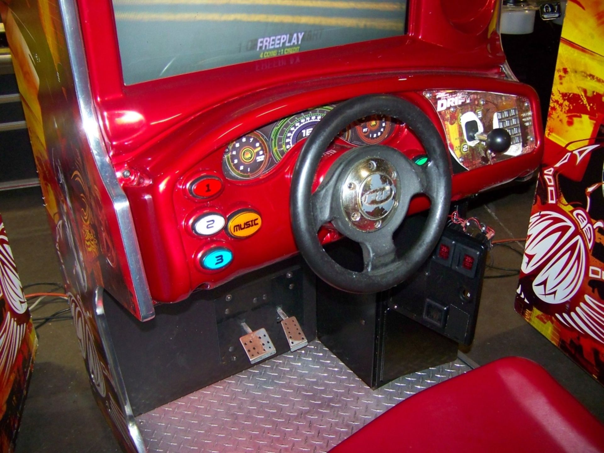 DRIFT FAST & FURIOUS DEDICATED RED CAB ARCADE - Image 7 of 7