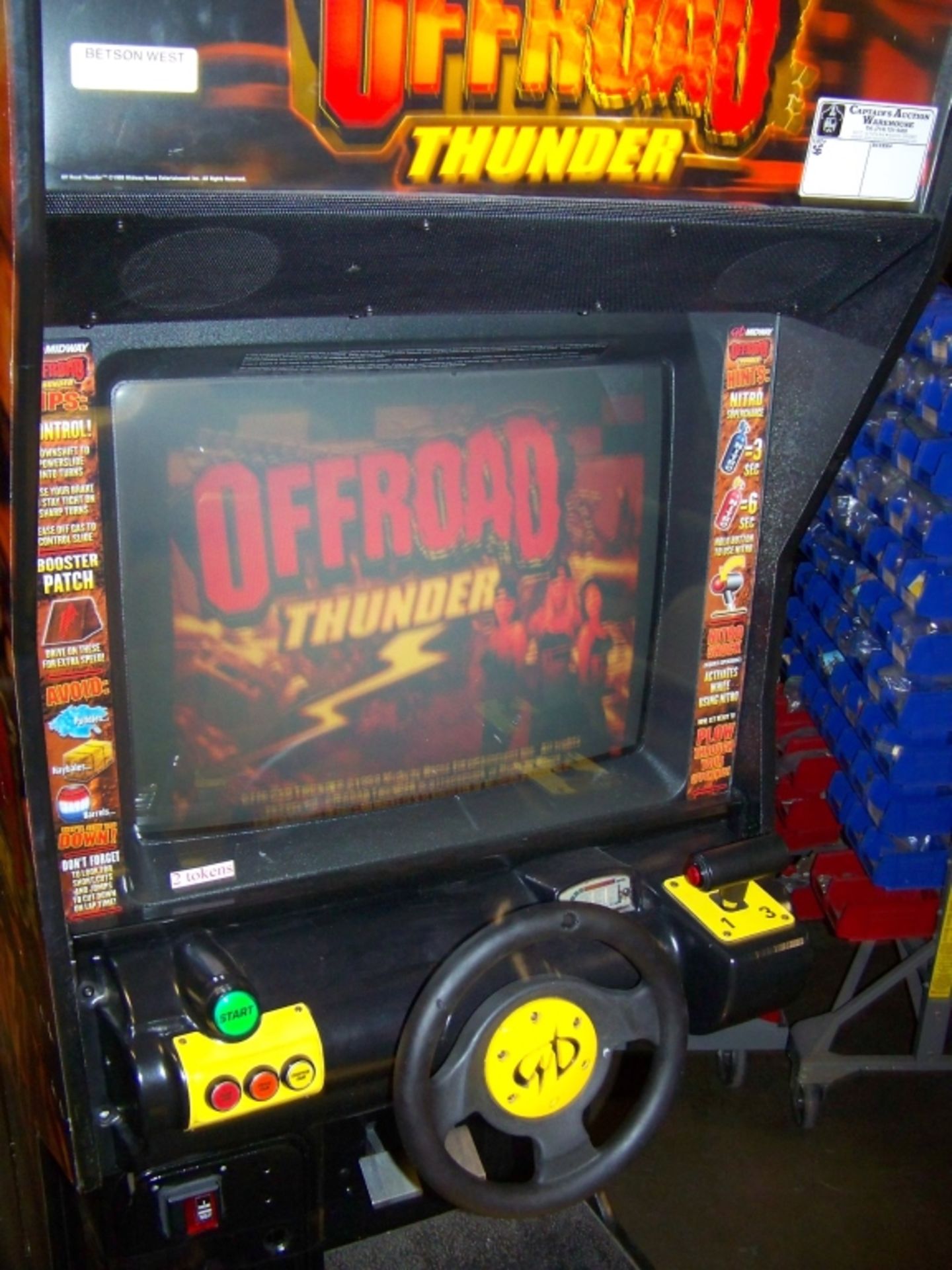 OFFROAD THUNDER RACING ARCADE GAME MIDWAY - Image 4 of 4