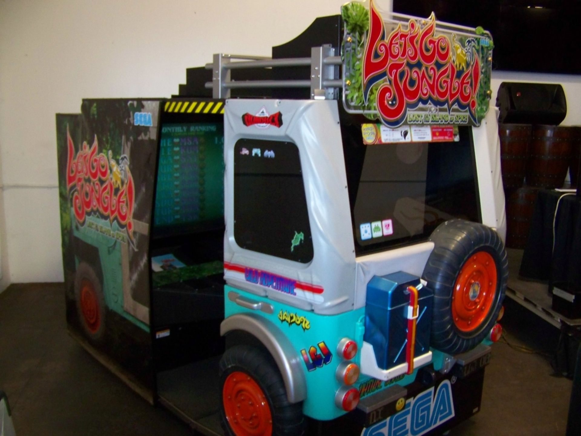 LETS GO JUNGLE DELUXE 60" ARCADE GAME SEGA