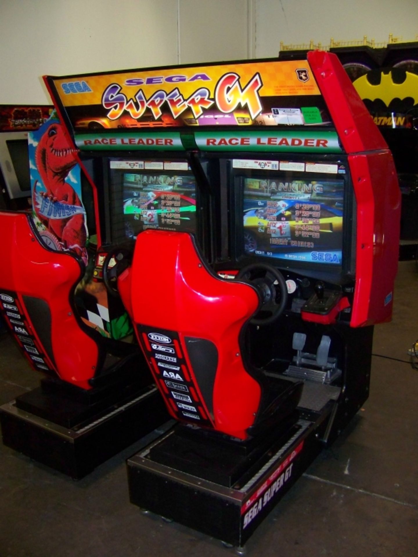 SUPER GT TWIN RACING ARCADE GAME SEGA - Image 2 of 6