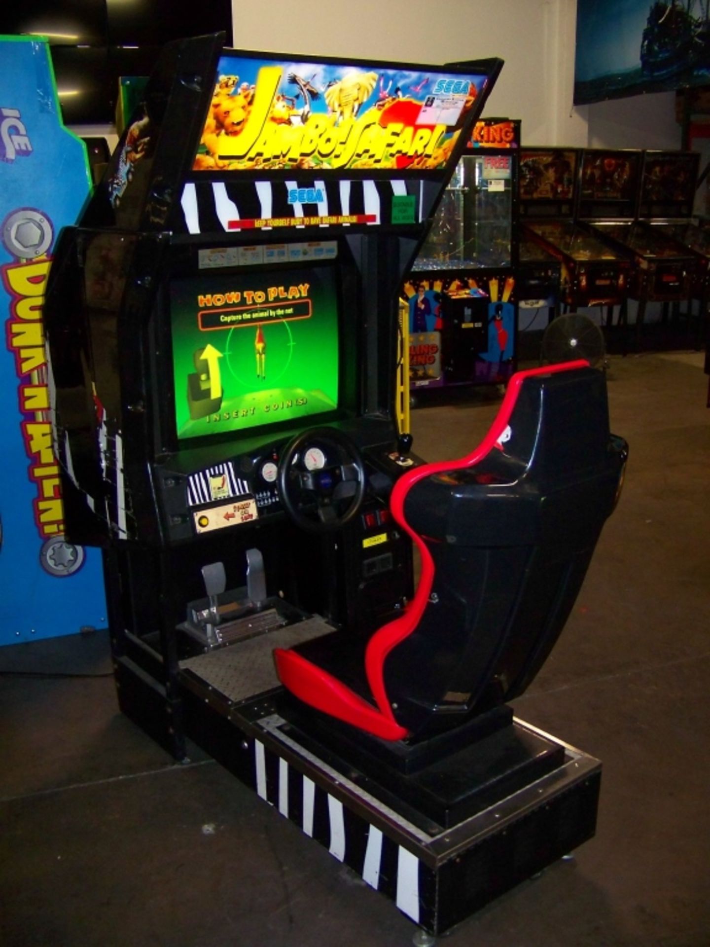 JAMBO SAFARI SITDOWN SEGA NAOMI ARCADE GAME