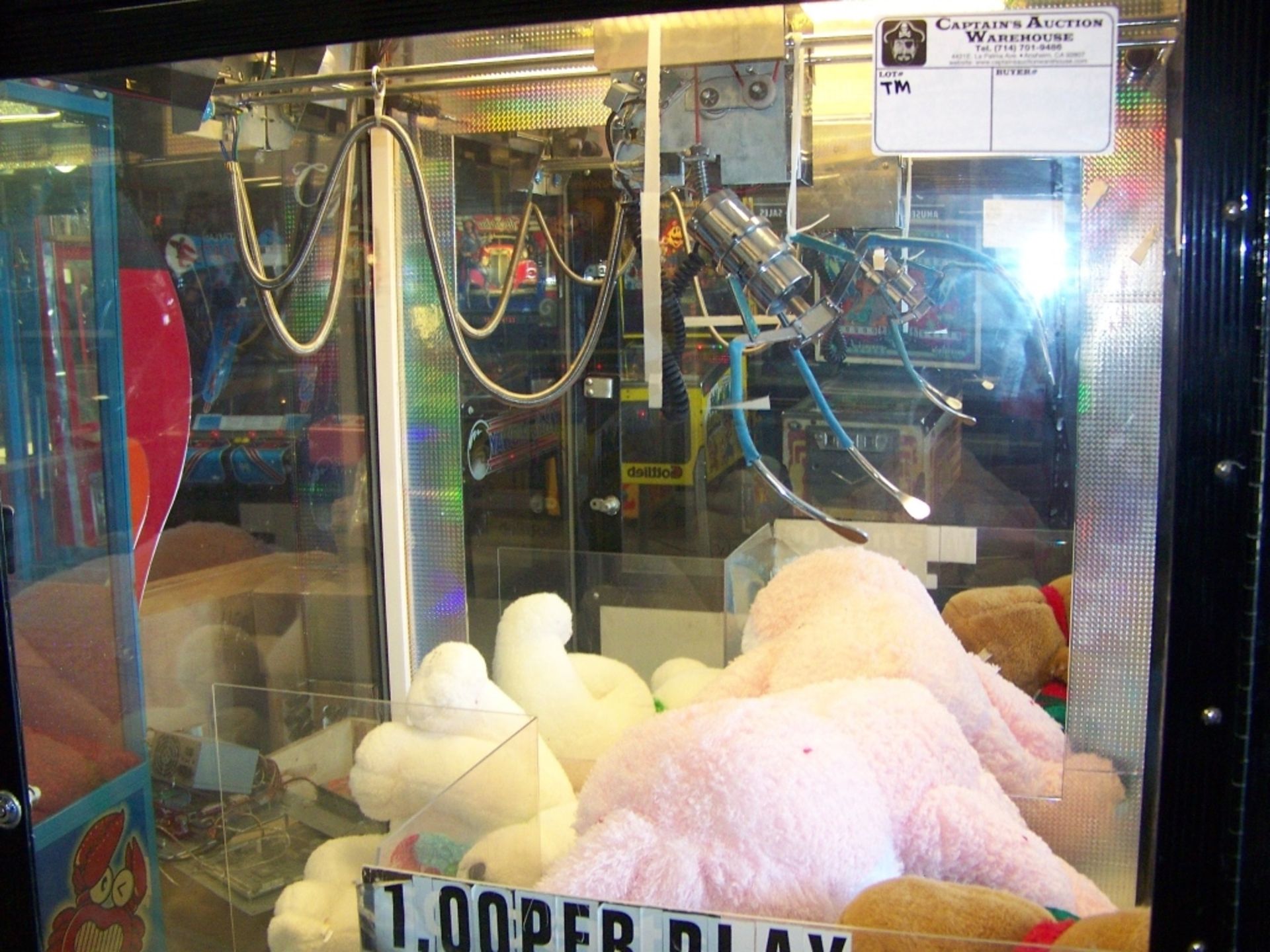 40" HOT STUFF PLUSH CLAW CRANE MACHINE - Image 4 of 4