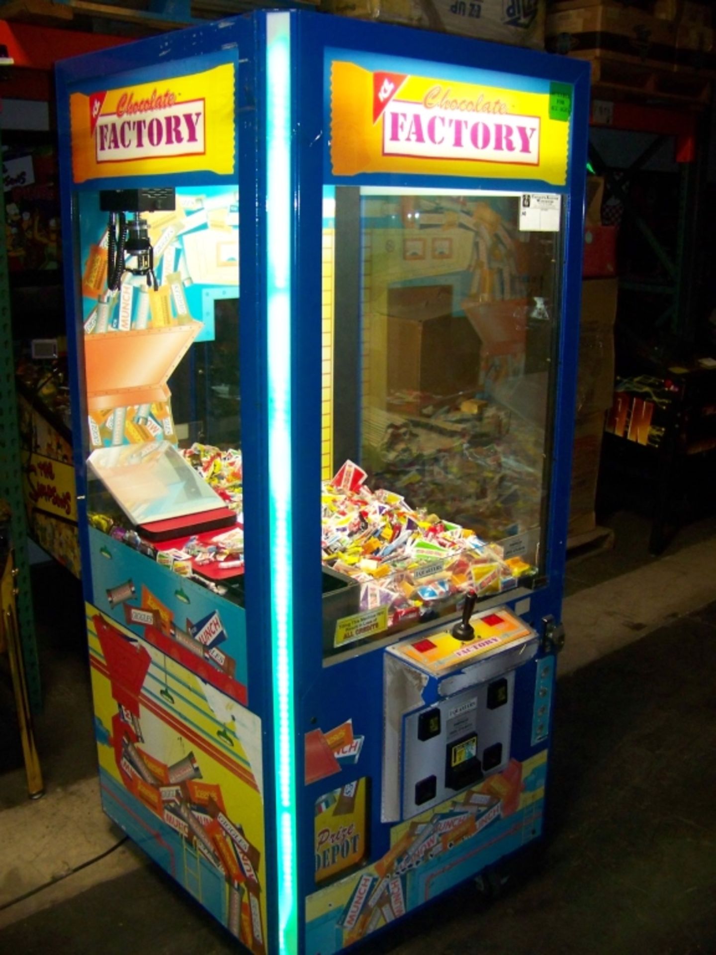 32" ICE CHOCOLATE FACTORY CLAW CRANE MACHINE