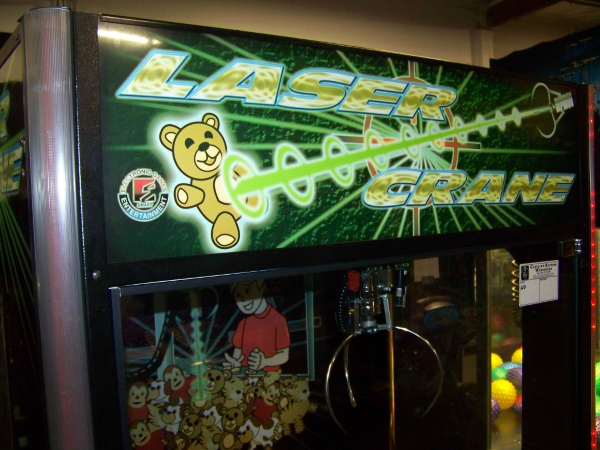 42" SMART LASER PLUSH CLAW CRANE MACHINE - Image 5 of 5