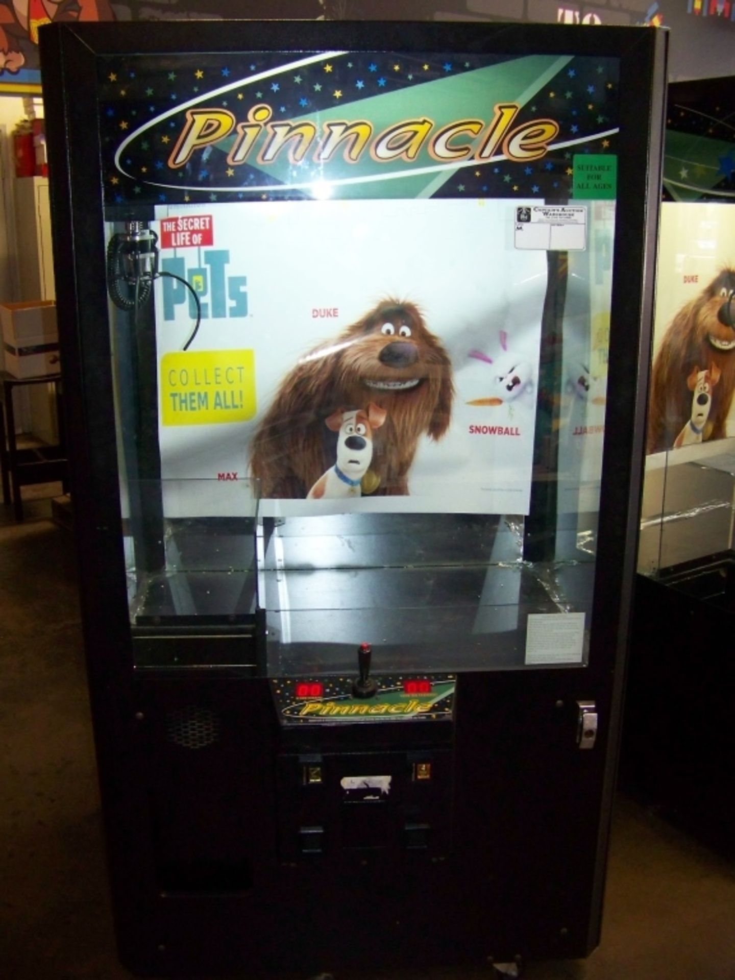 42" ICE PINNACLE PLUSH CLAW CRANE MACHINE - Image 3 of 4